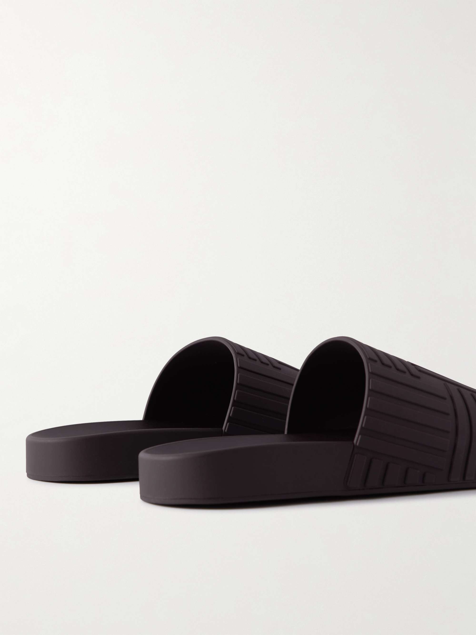 BOTTEGA VENETA Carpet Embossed Rubber Slides