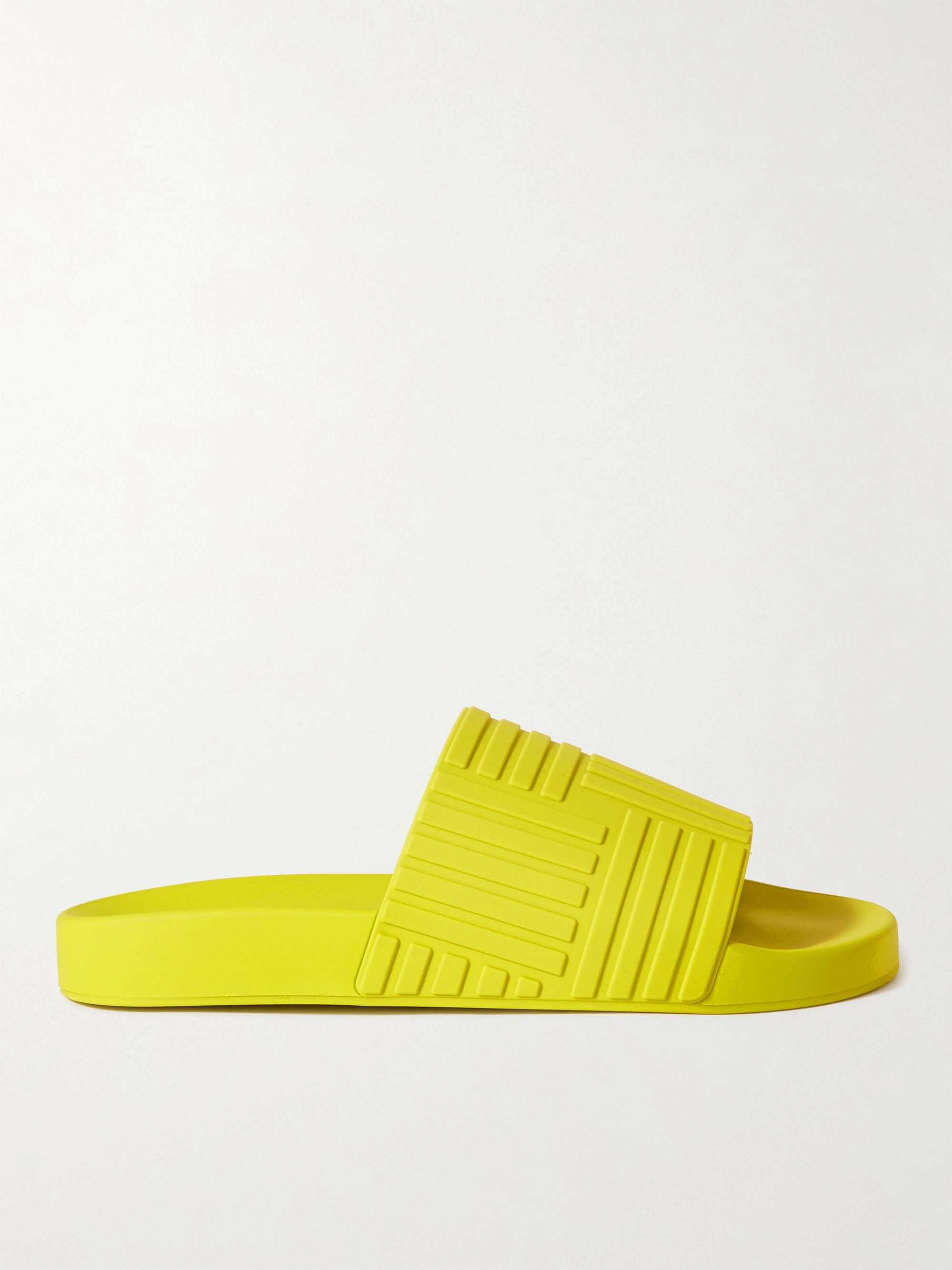 BOTTEGA VENETA Carpet Embossed Rubber Slides | MR PORTER
