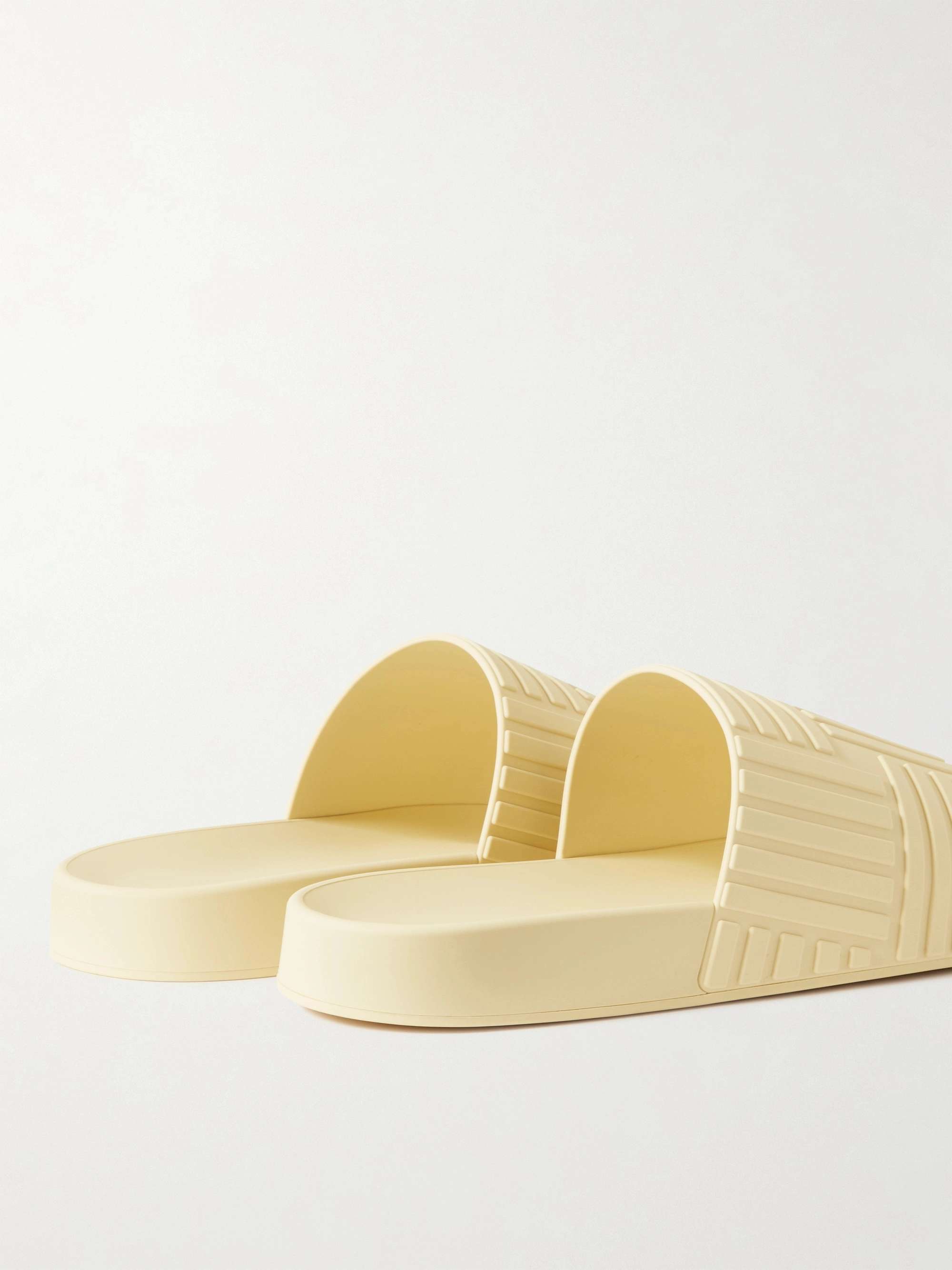 BOTTEGA VENETA Carpet Embossed Rubber Slides