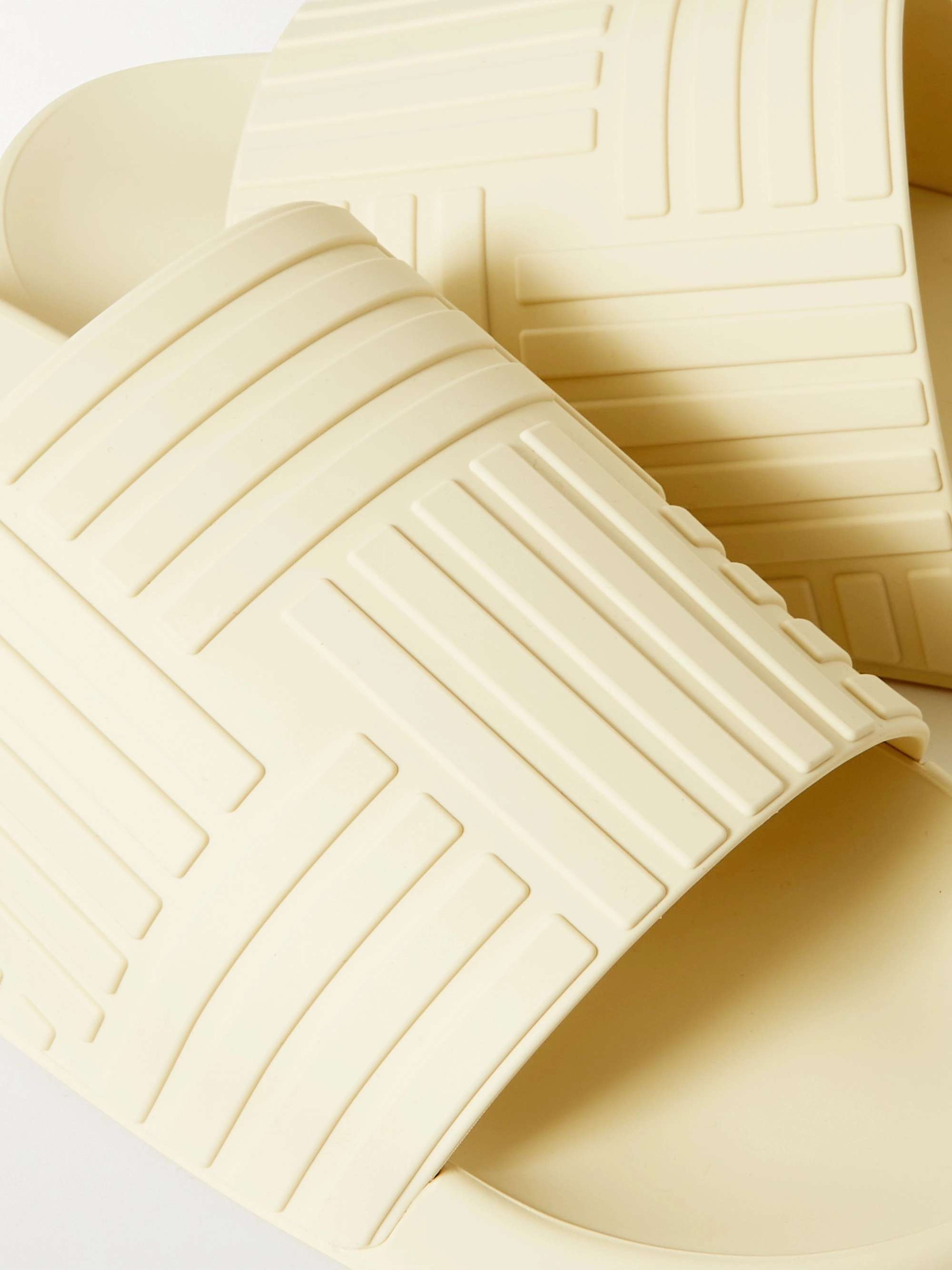 BOTTEGA VENETA Carpet Embossed Rubber Slides