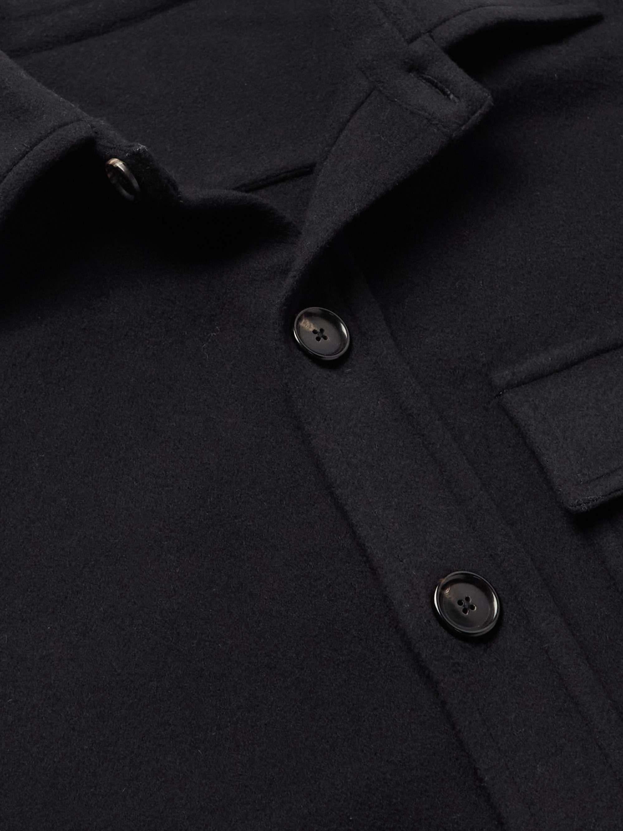 DE PETRILLO Virgin Wool-Blend Overshirt