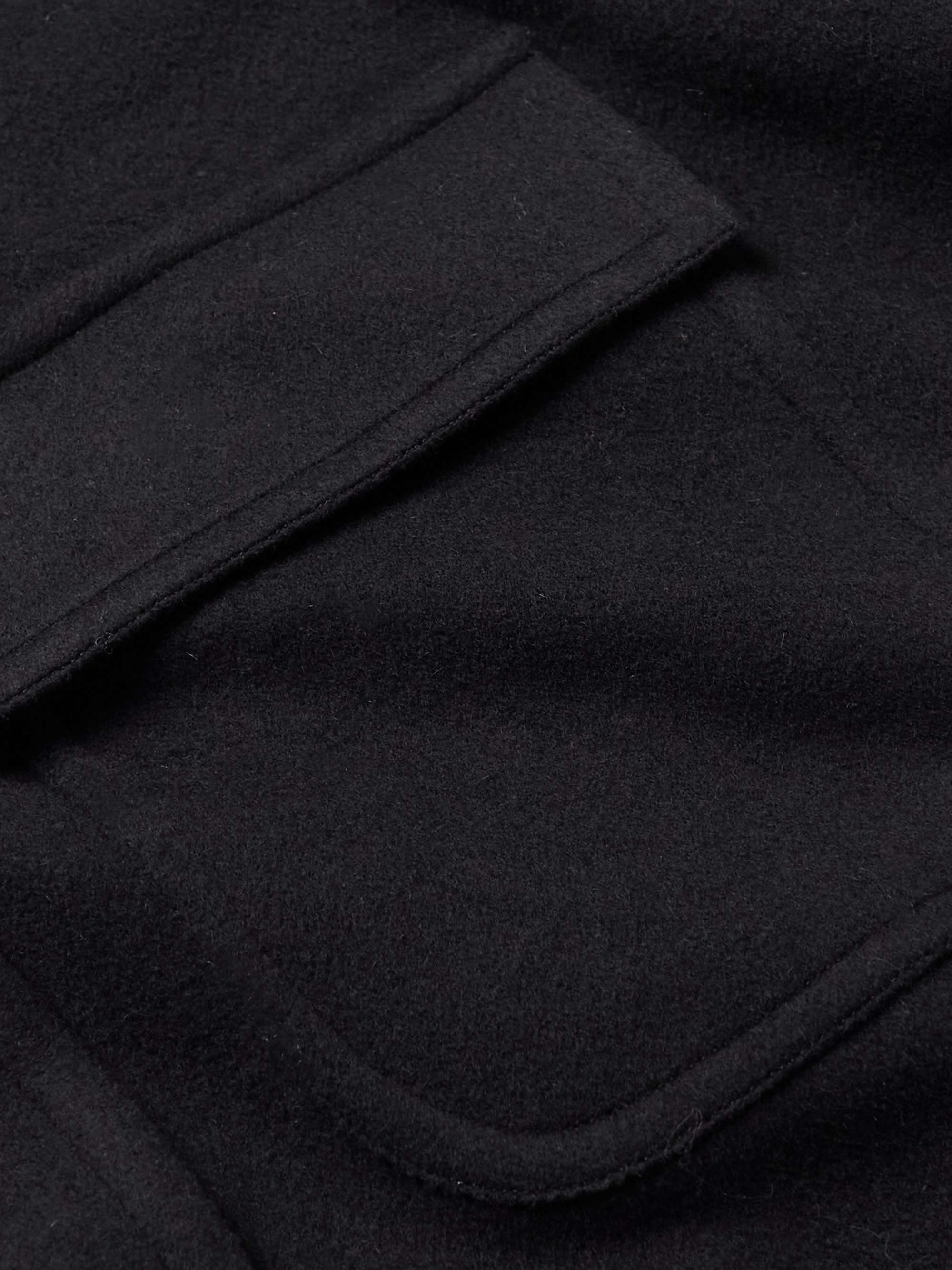 DE PETRILLO Virgin Wool-Blend Overshirt