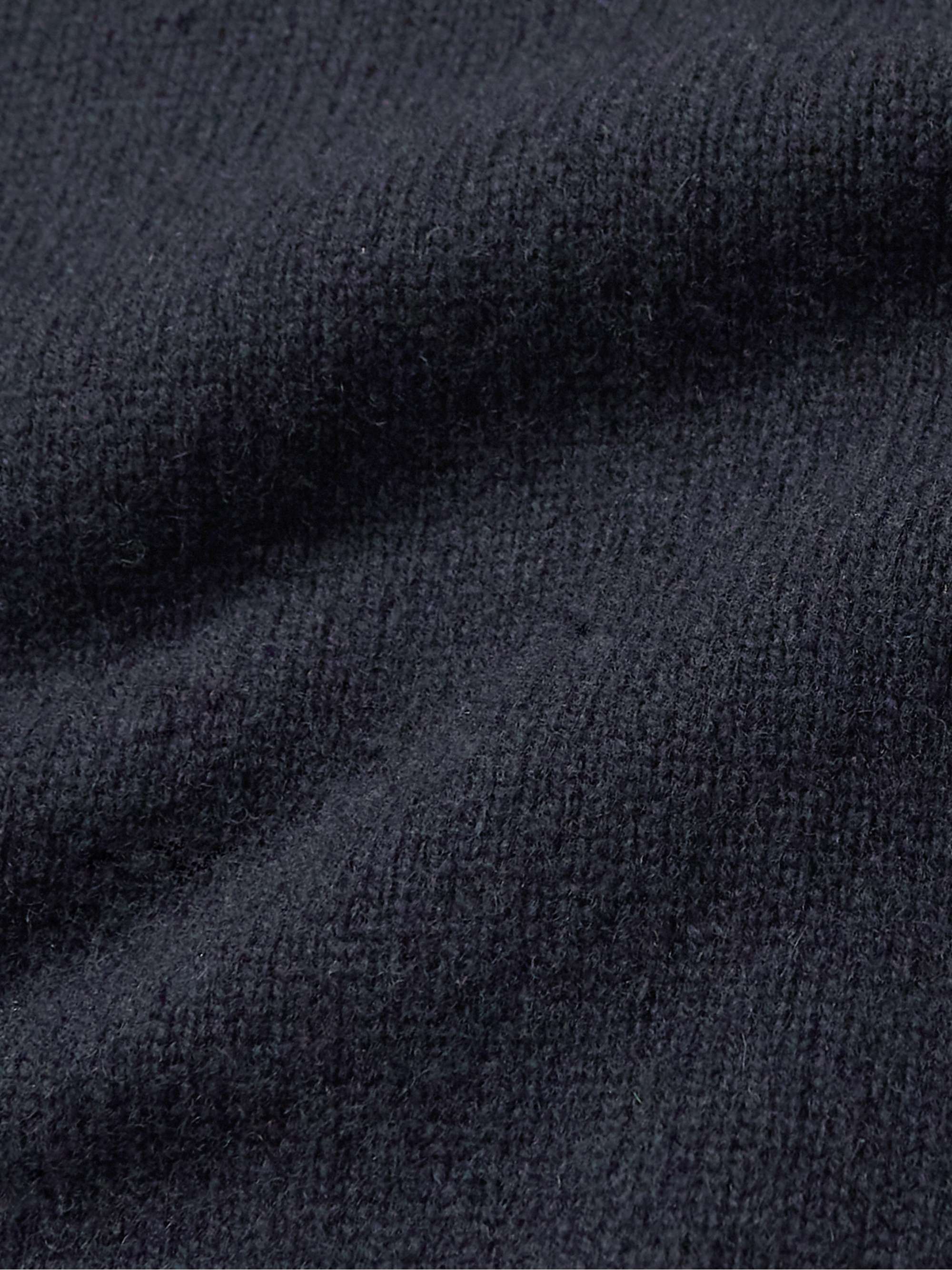 DE PETRILLO Slim-Fit Wool and Cashmere-Blend Sweater