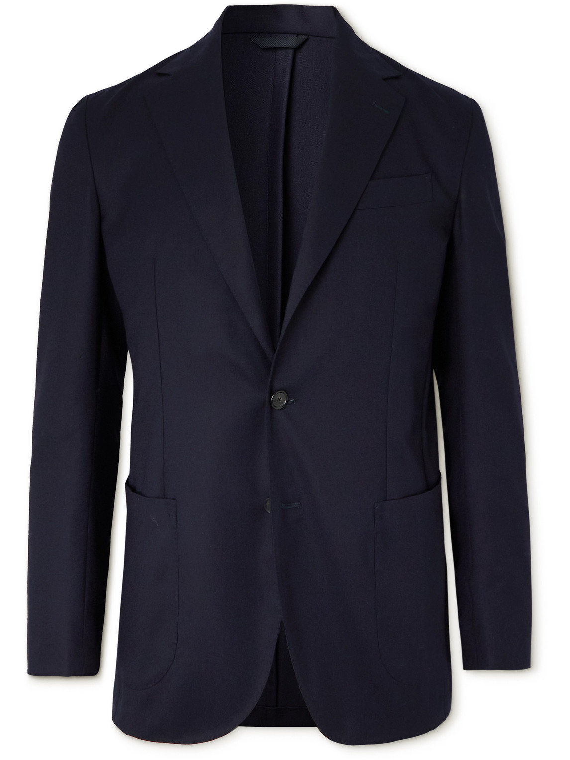 De Petrillo Wool Blazer In Blue