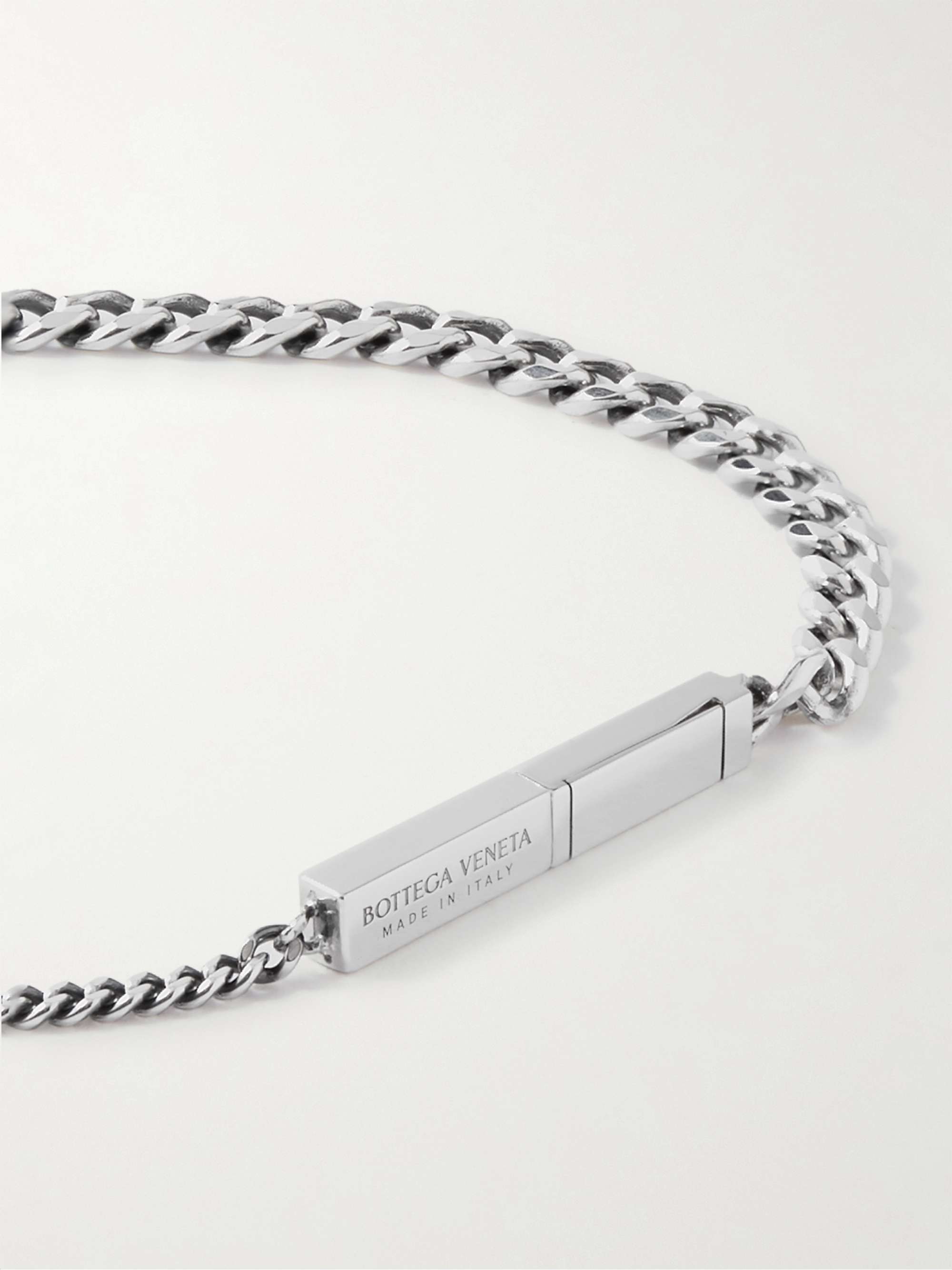 BOTTEGA VENETA Sterling Silver Chain Bracelet