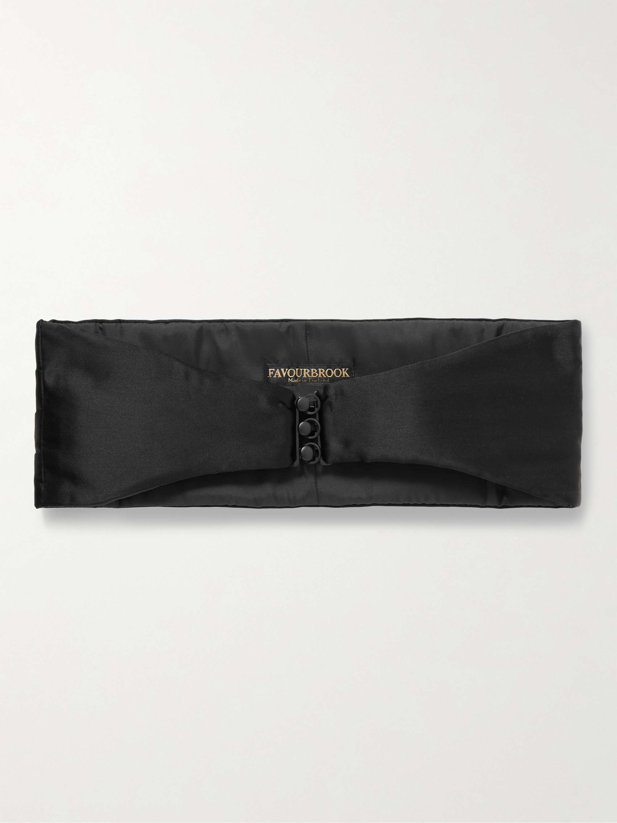 FAVOURBROOK Silk-Satin Cummerbund