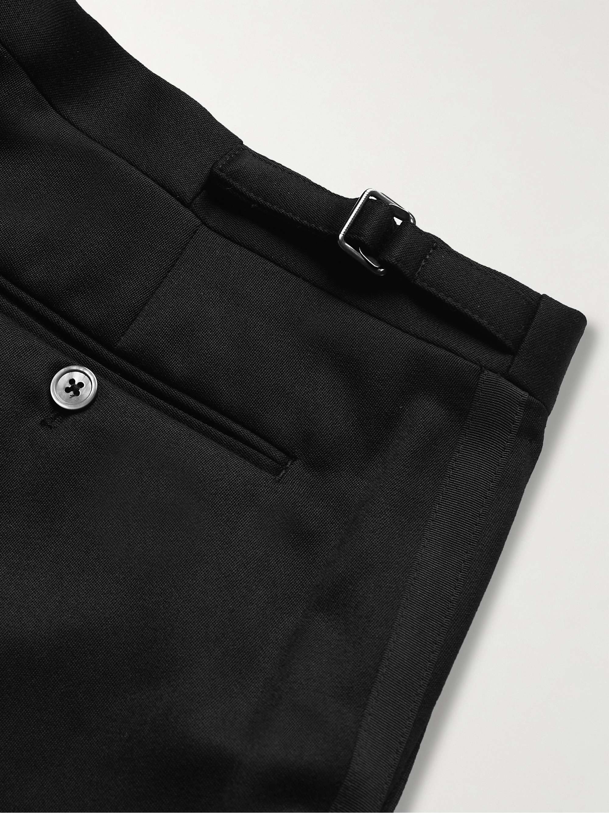 FAVOURBROOK Hampton Slim-Fit Grosgrain-Trimmed Wool-Twill Tuxedo Trousers