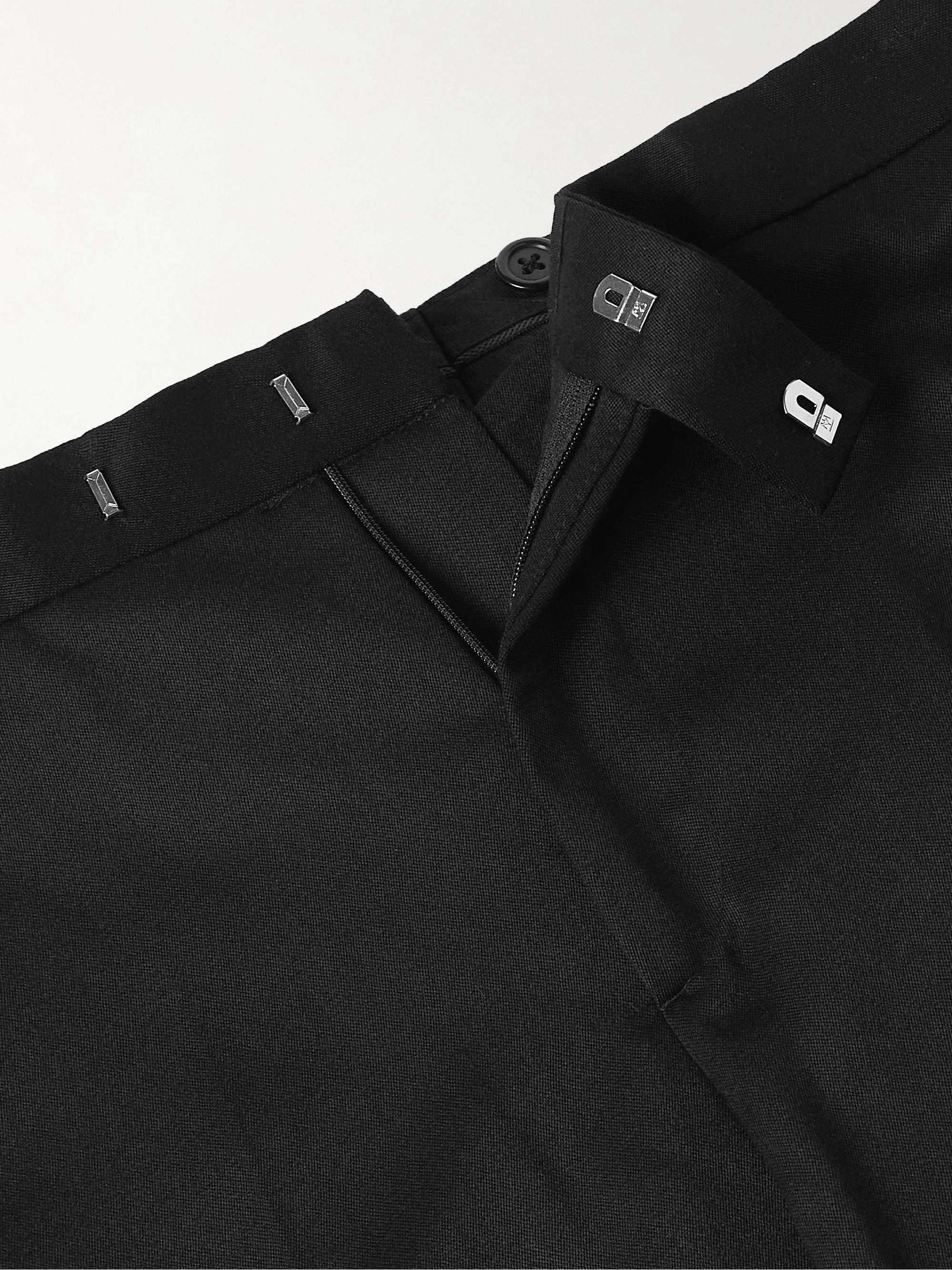 FAVOURBROOK Hampton Slim-Fit Grosgrain-Trimmed Wool-Twill Tuxedo Trousers