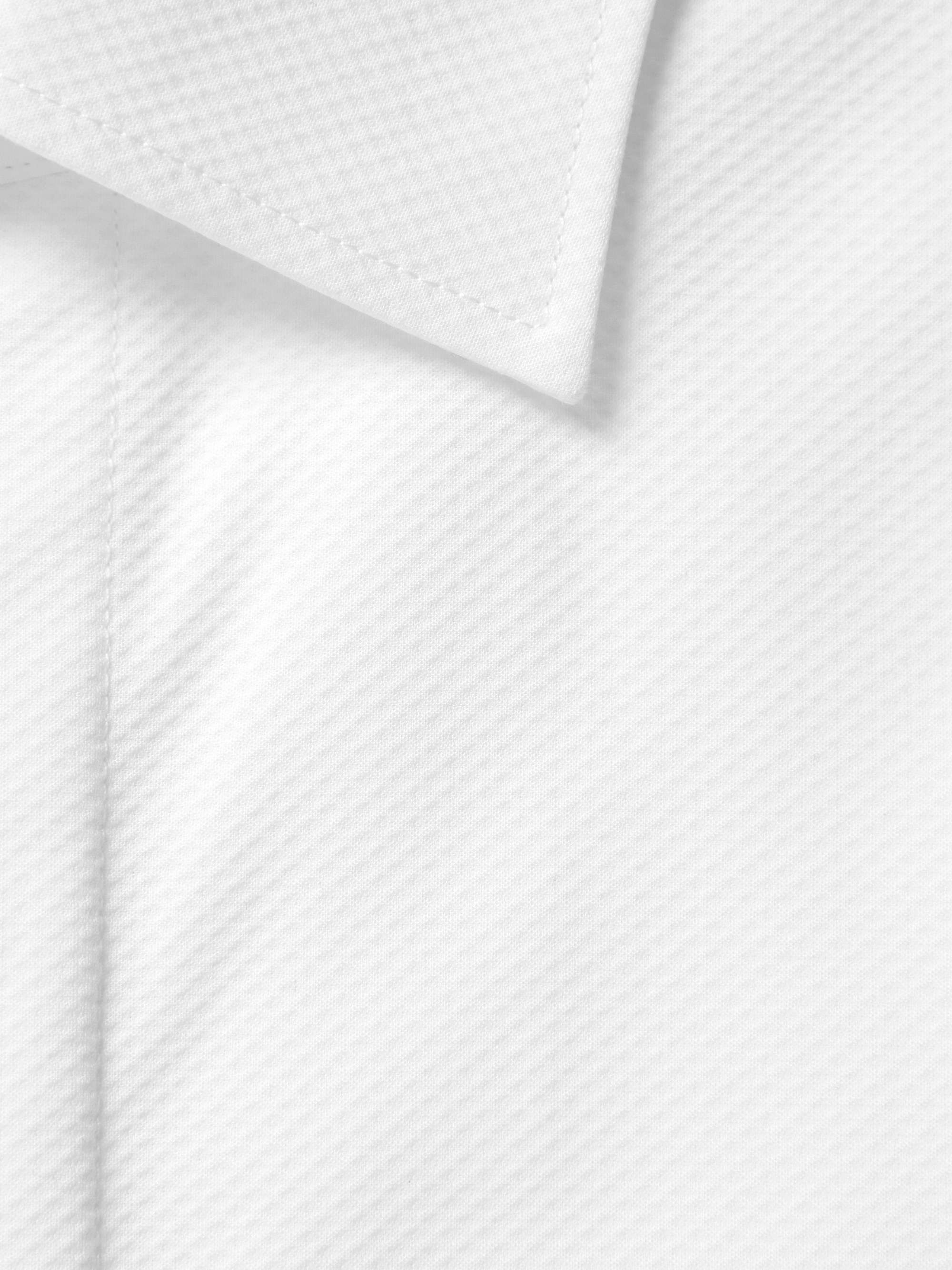 FAVOURBROOK Bib-Front Cotton-Poplin Tuxedo Shirt