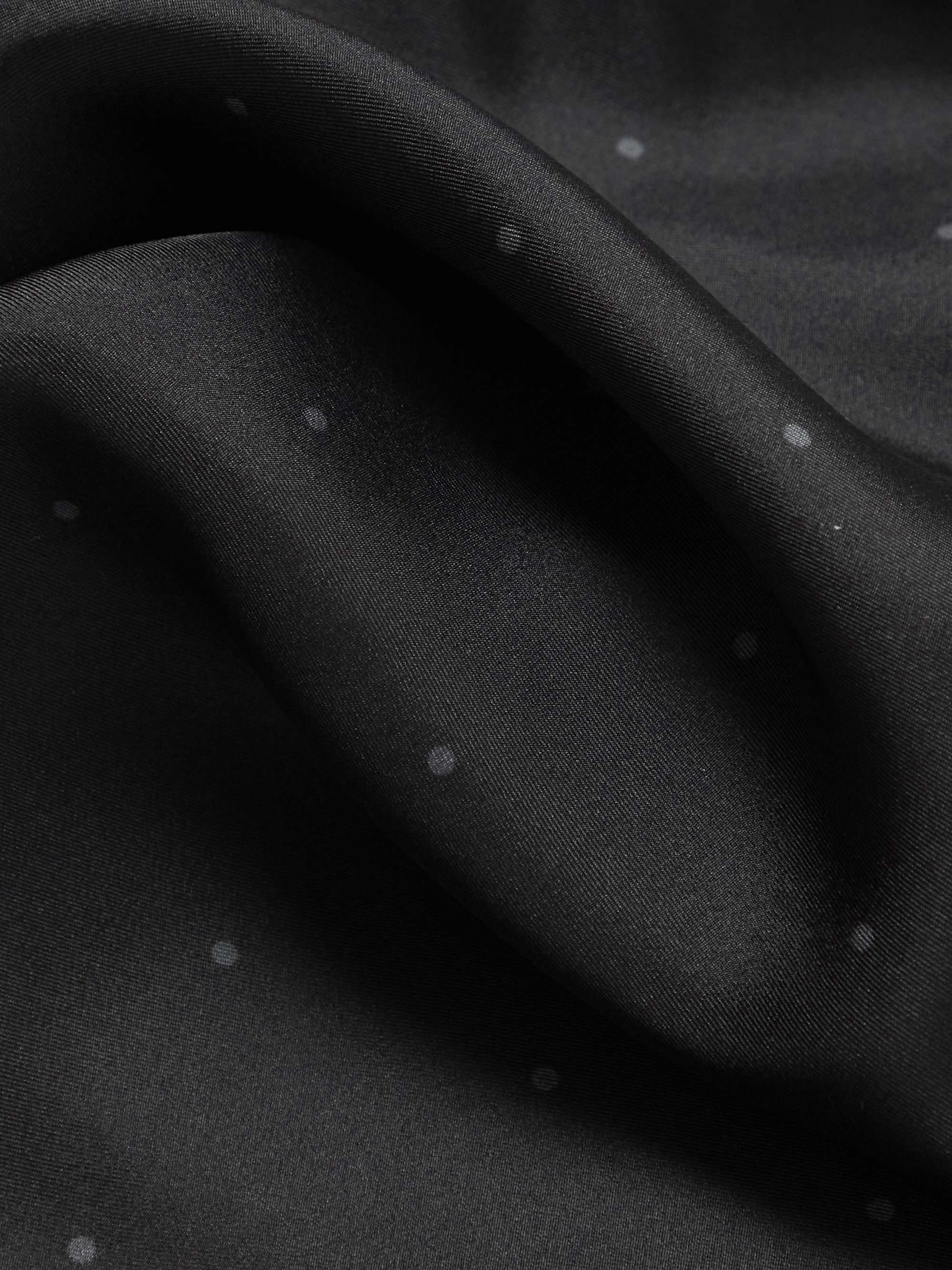 FAVOURBROOK Polka-Dot Silk Scarf