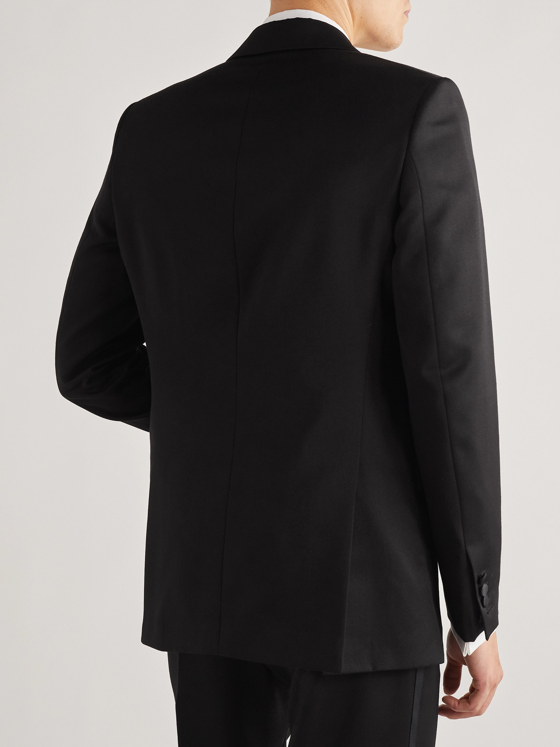 Shop Favourbrook Hampton Wool Tuxedo Jacket In Black