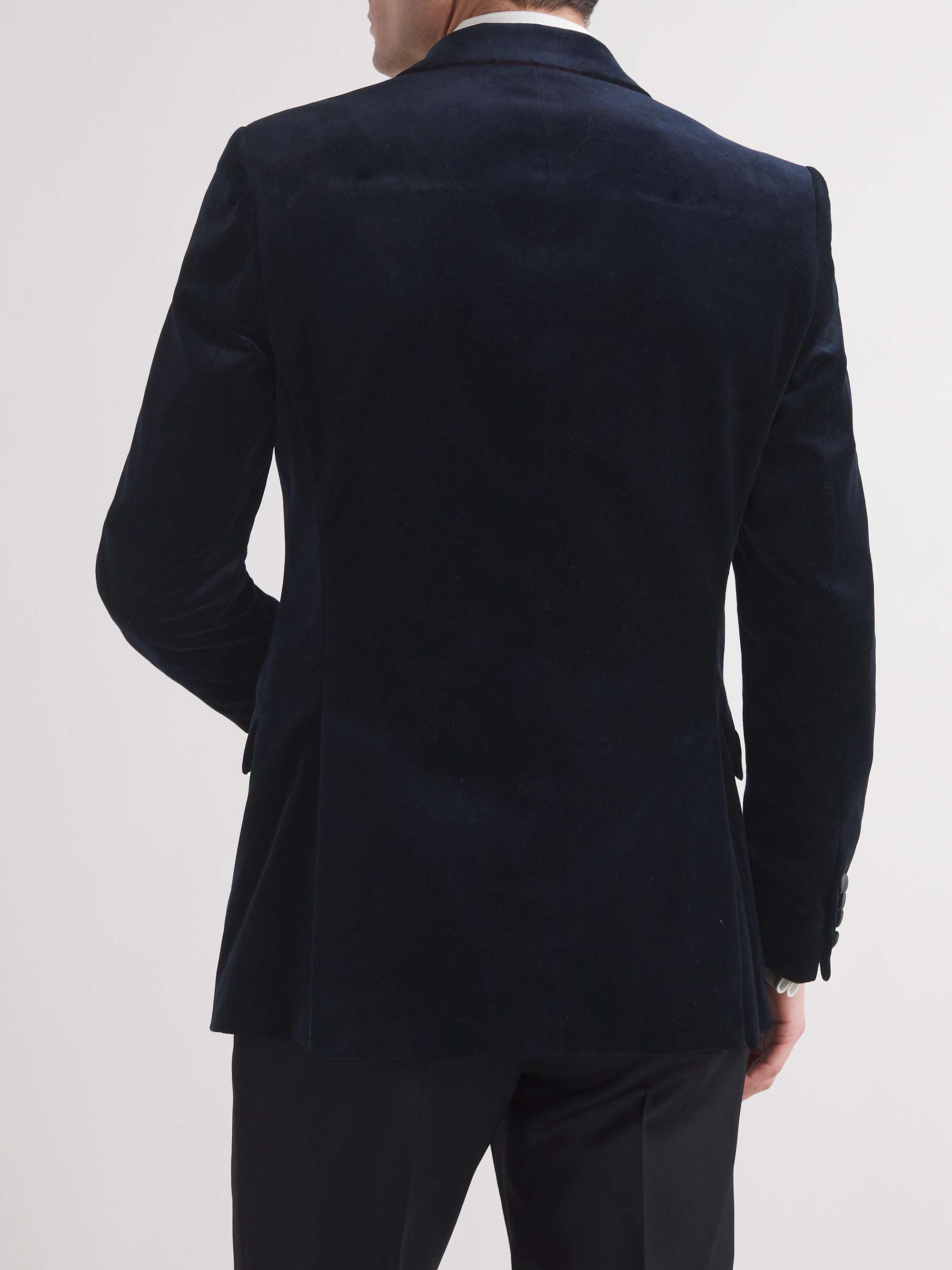 FAVOURBROOK Cotton-Velvet Tuxedo Jacket