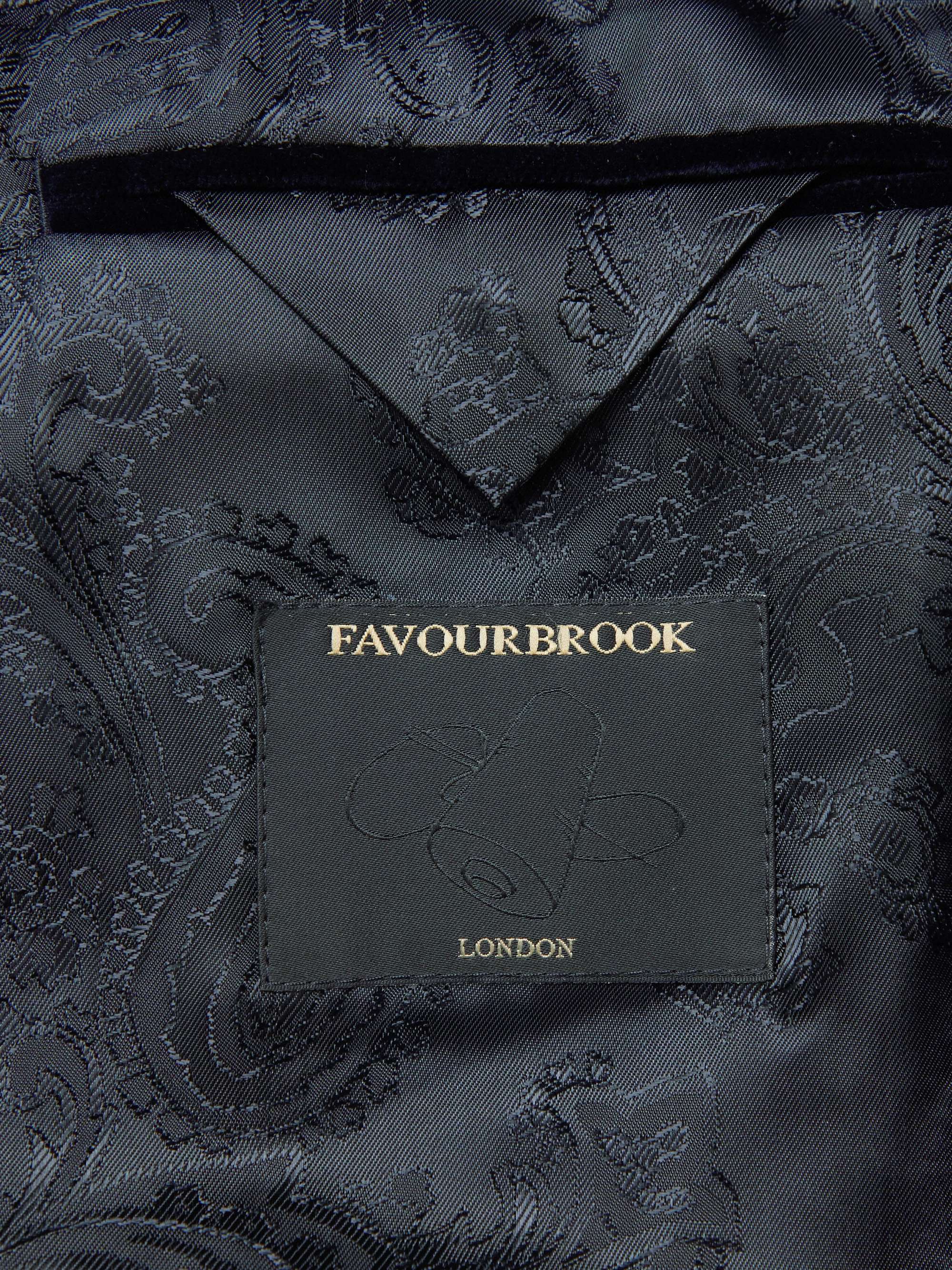 FAVOURBROOK Cotton-Velvet Tuxedo Jacket