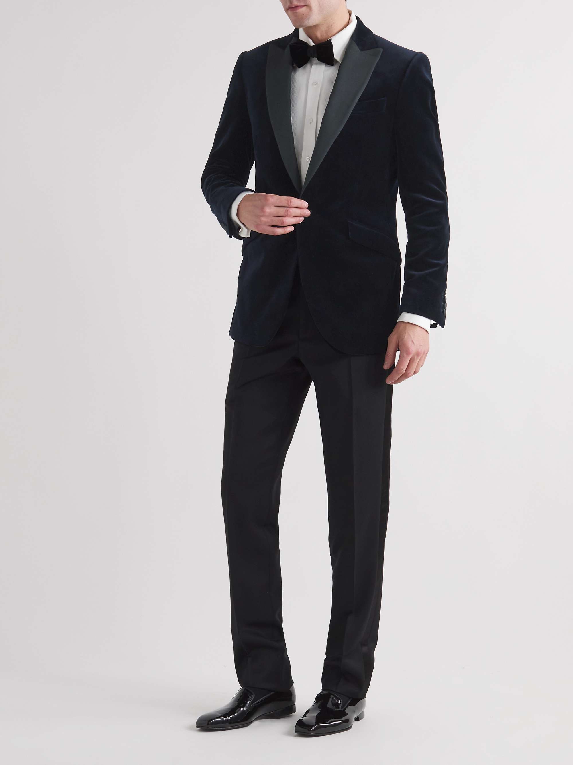 FAVOURBROOK Cotton-Velvet Tuxedo Jacket