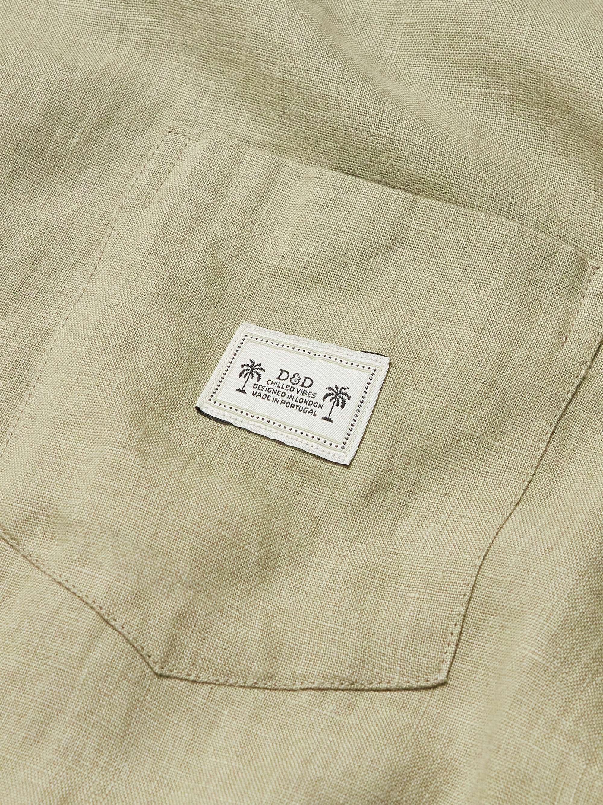 DESMOND & DEMPSEY Linen Pyjama Set
