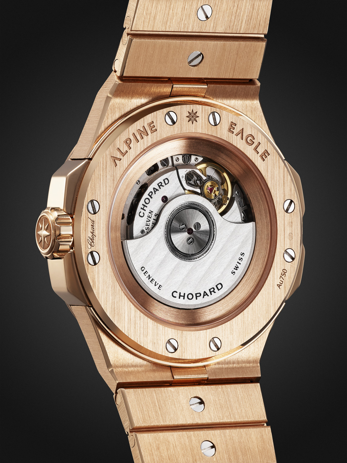 Shop Chopard Alpine Eagle Automatic 36mm Brushed 18-karat Rose Gold Watch, Ref. No. 295370-5001