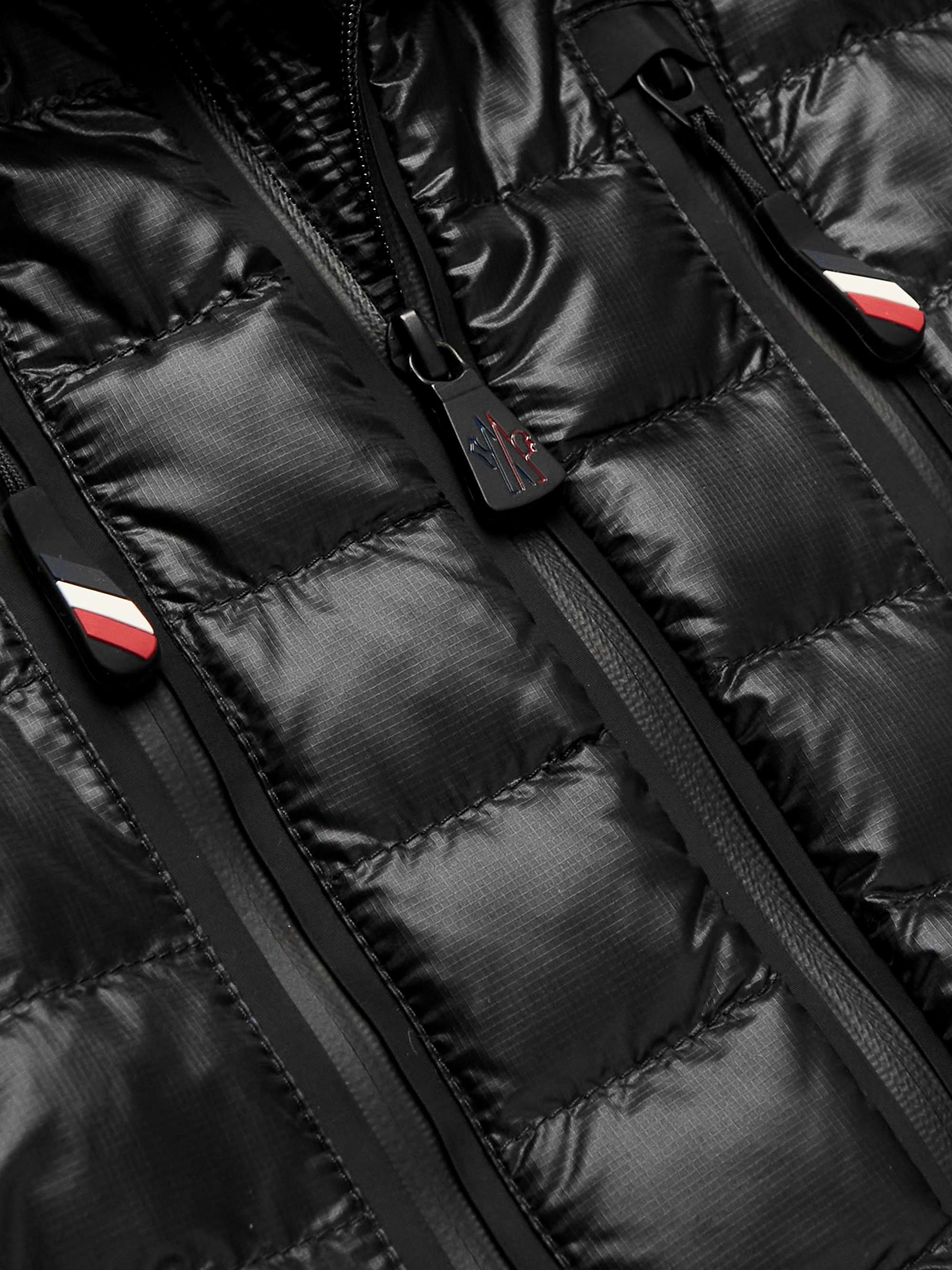 MONCLER GRENOBLE Slim-Fit Quilted Ripstop and Jersey Down Jacket