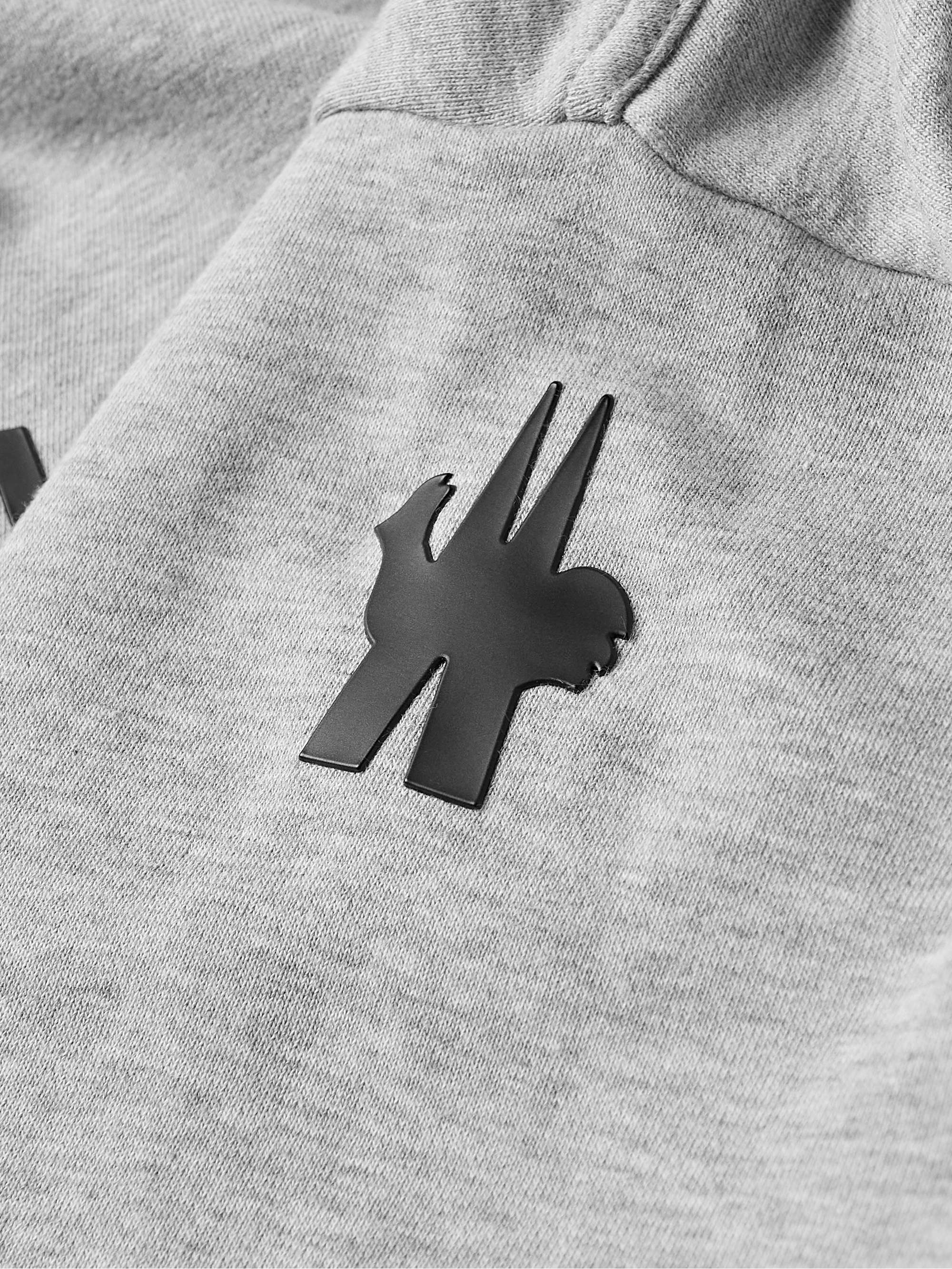 MONCLER GRENOBLE Logo-Appliquéd Cotton-Jersey Hoodie