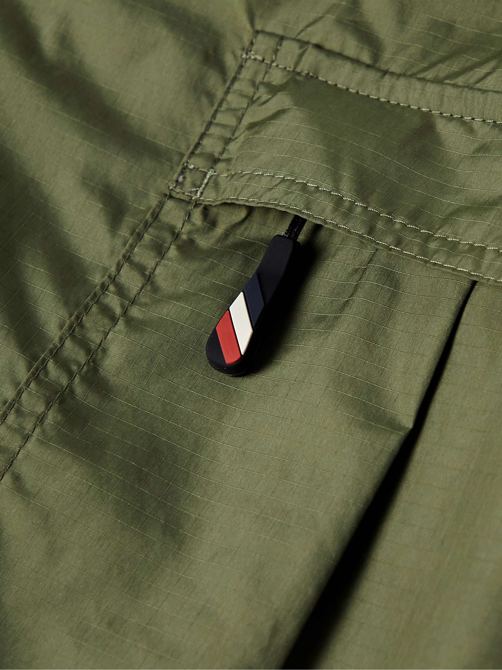 MONCLER GRENOBLE Straight-Leg Convertible Ripstop Drawstring Trousers