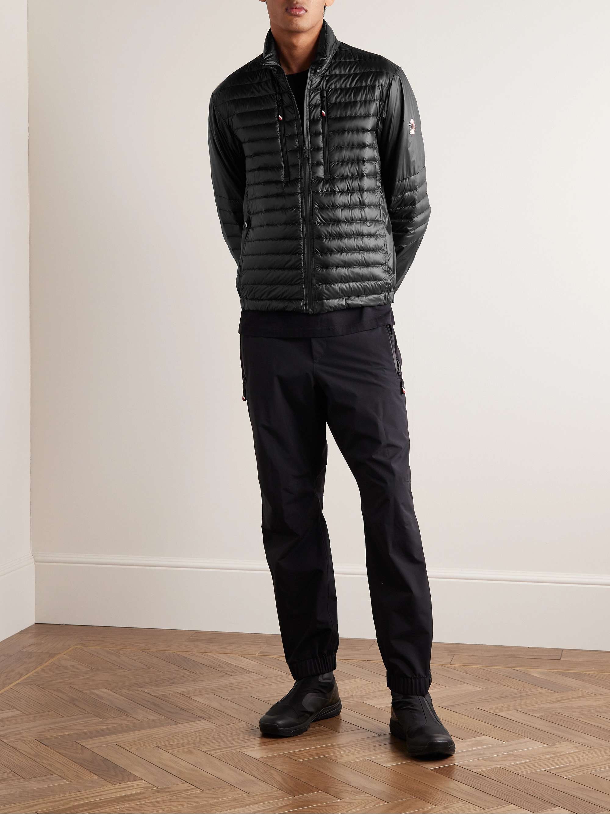 MONCLER GRENOBLE Althaus Logo-Appliquéd Quilted Ripstop Down Jacket