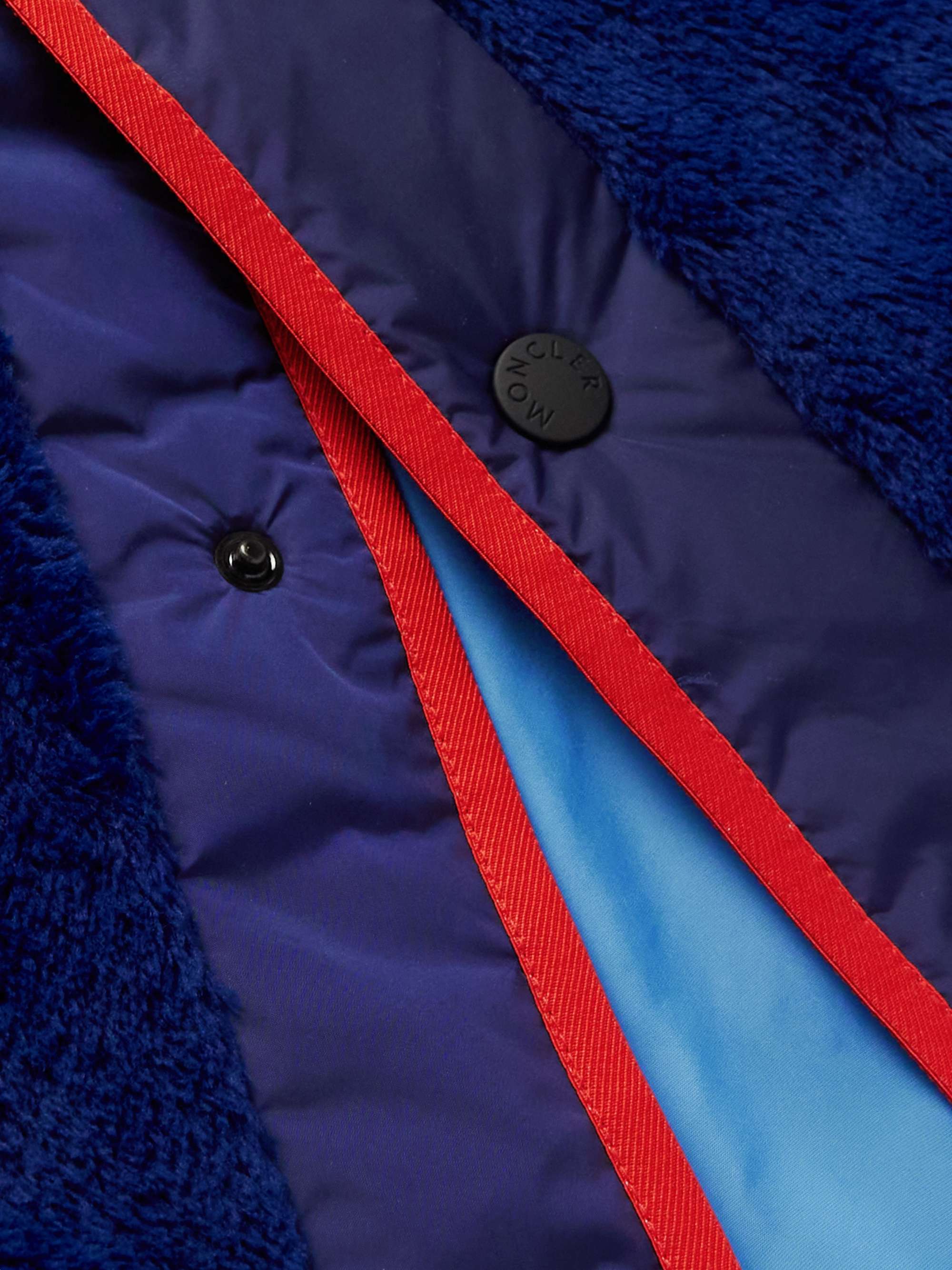 MONCLER GRENOBLE Reversible Shell and Fleece Down Jacket