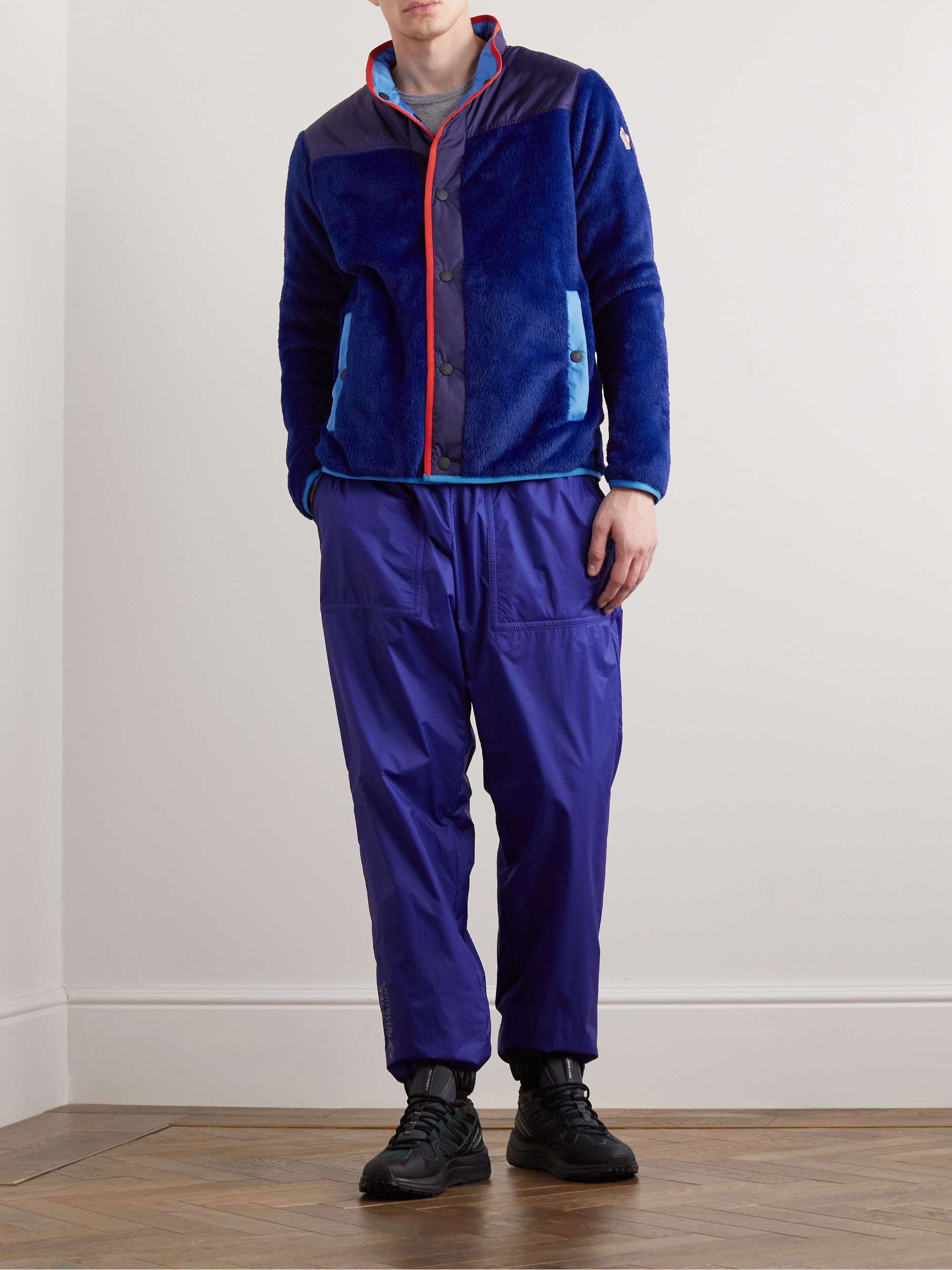 MONCLER GRENOBLE Reversible Shell and Fleece Down Jacket
