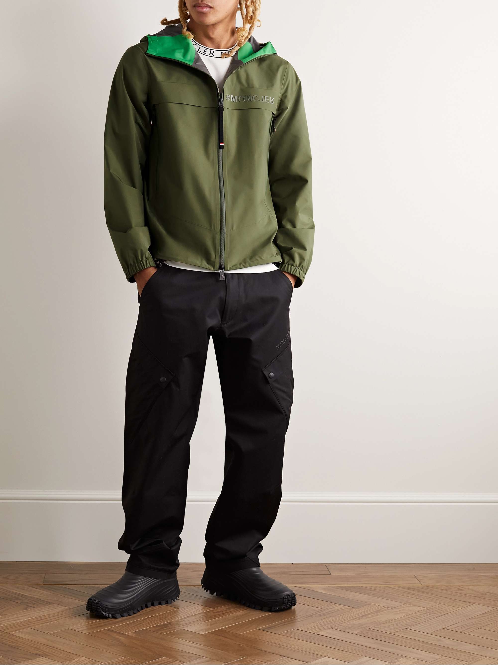 MONCLER GRENOBLE Shipton Logo-Appliquéd Shell Hooded Jacket