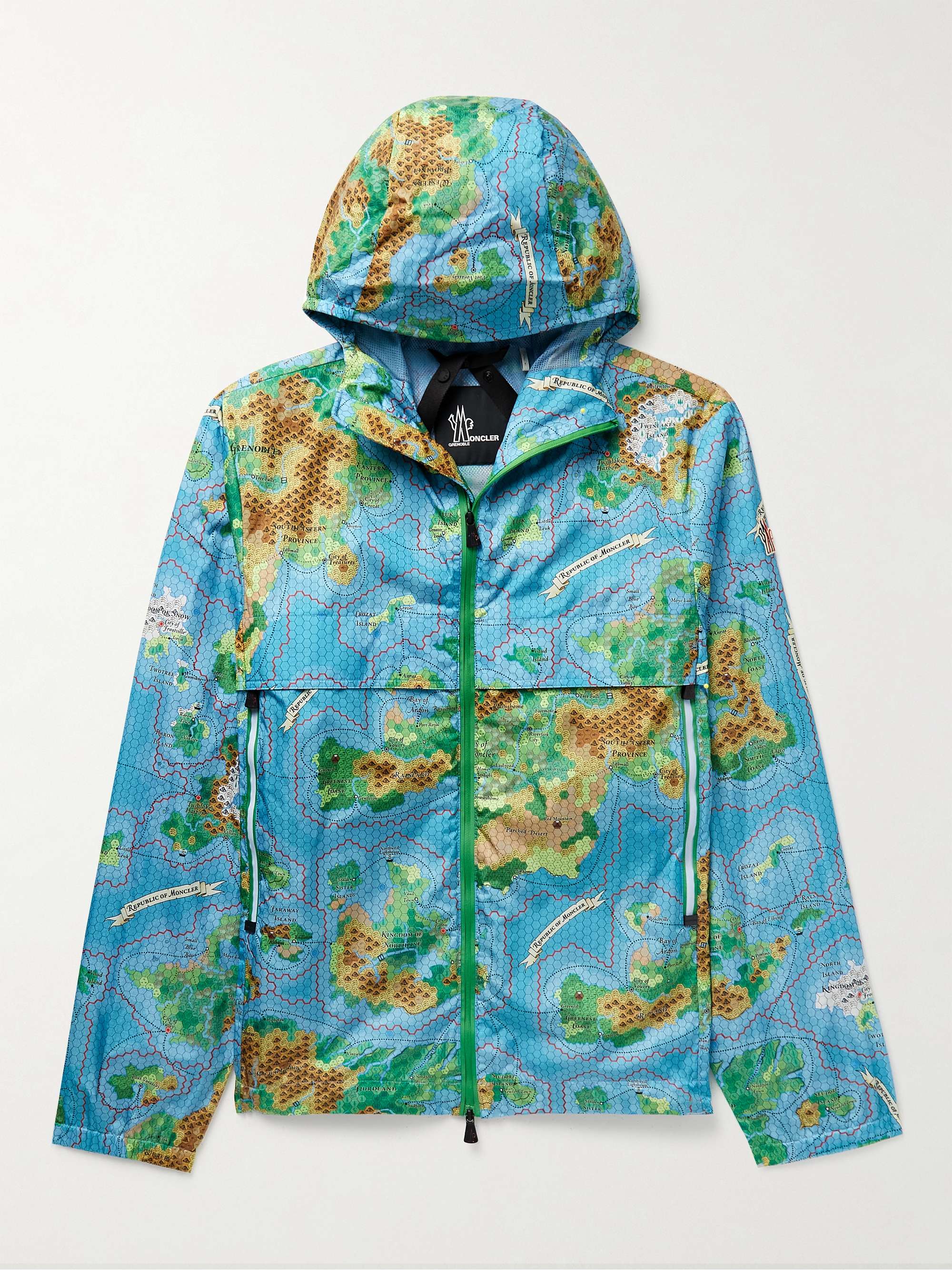 MONCLER GRENOBLE Easton Printed GORE-TEX Paclite® Hooded Jacket