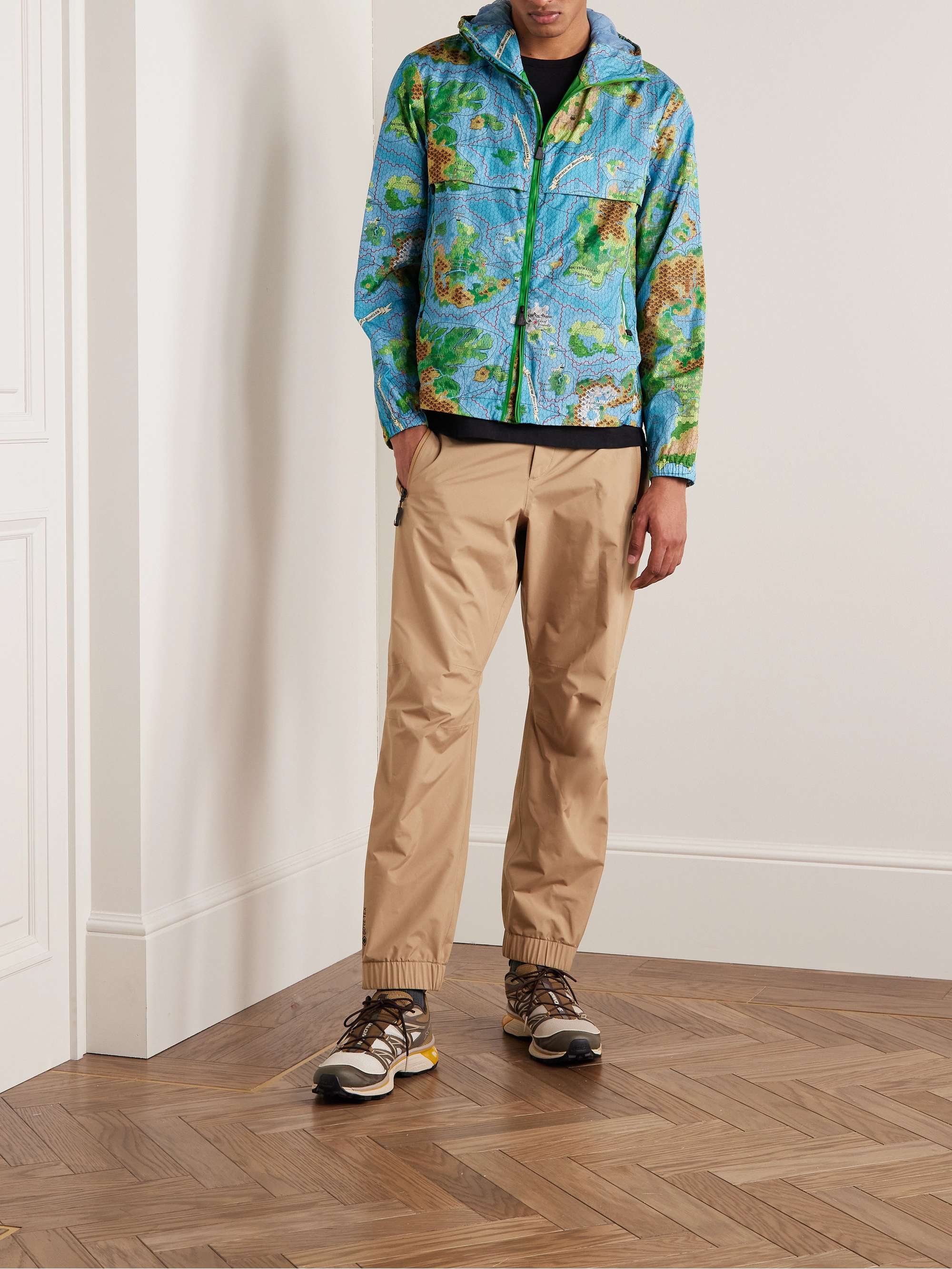 MONCLER GRENOBLE Easton Printed GORE-TEX Paclite® Hooded Jacket