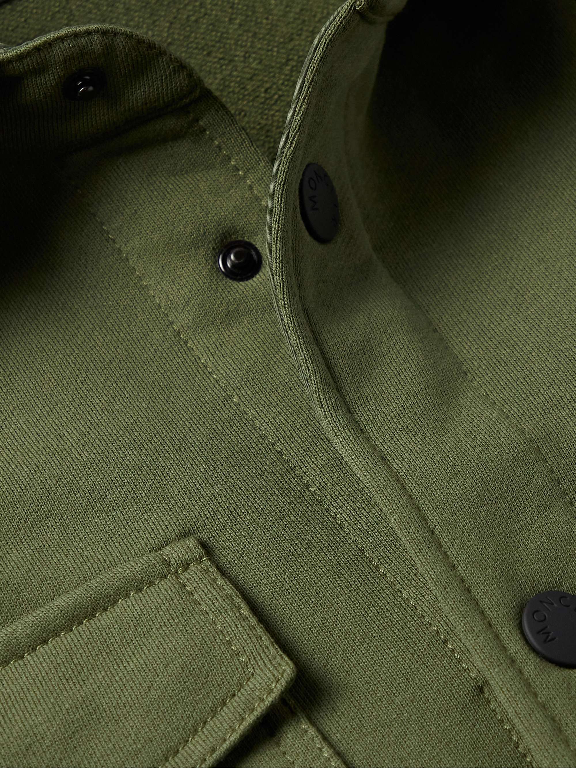 MONCLER GRENOBLE Logo-Appliquéd Cotton-Jersey Overshirt