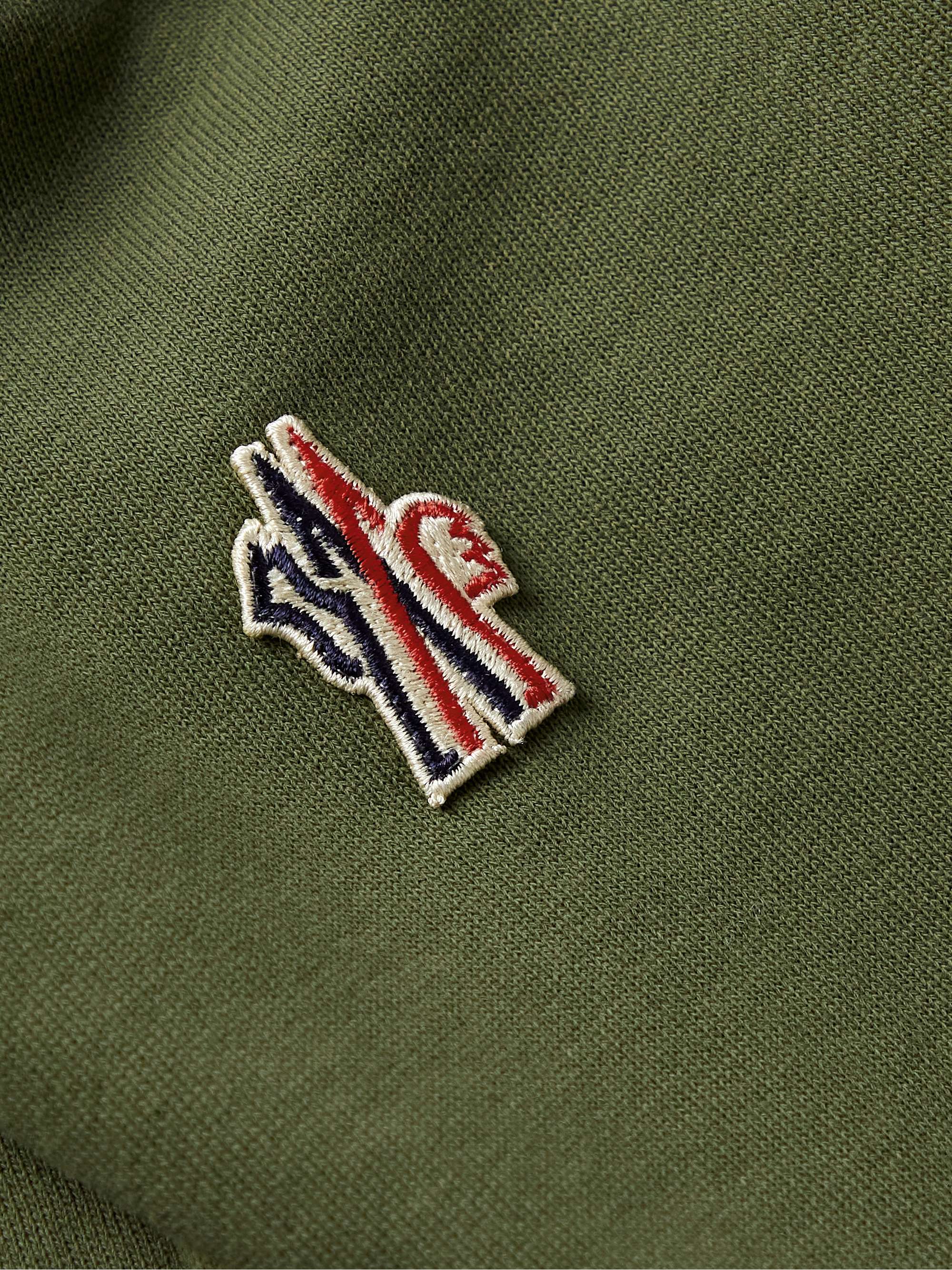 MONCLER GRENOBLE Logo-Appliquéd Cotton-Jersey Overshirt