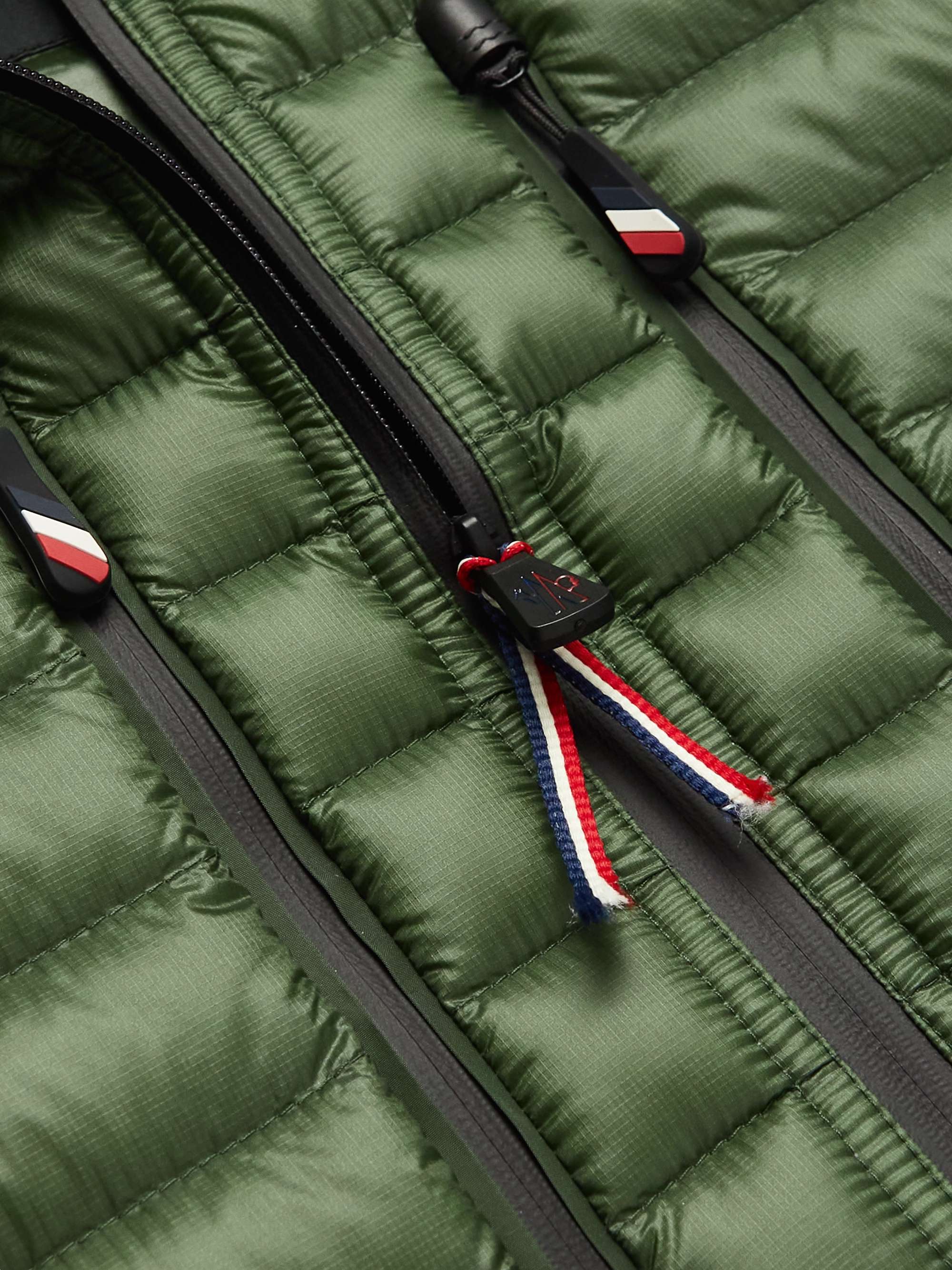MONCLER GRENOBLE Althaus Logo-Appliquéd Quilted Ripstop Down Jacket