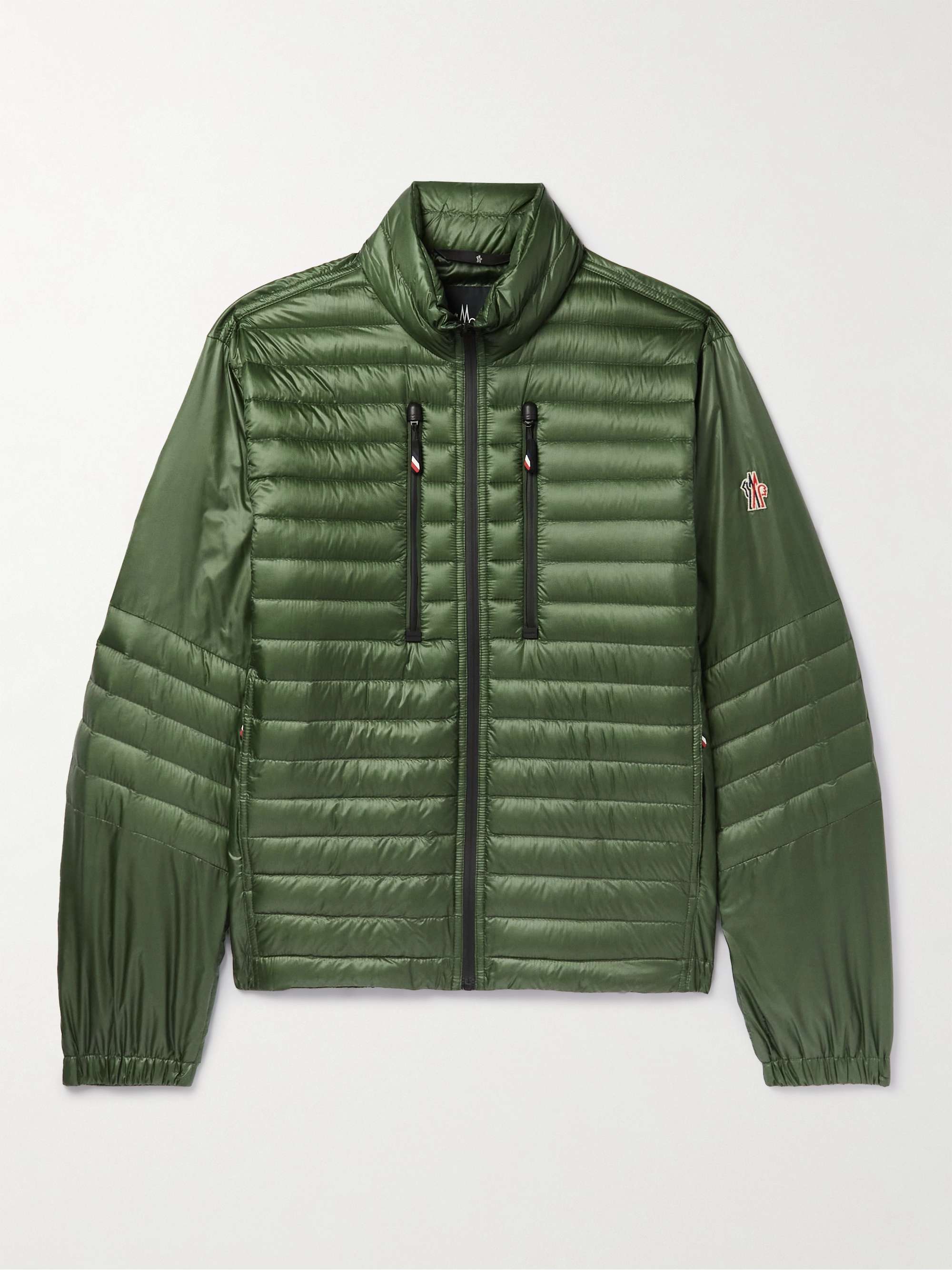 MONCLER GRENOBLE Althaus Logo-Appliquéd Quilted Ripstop Down Jacket