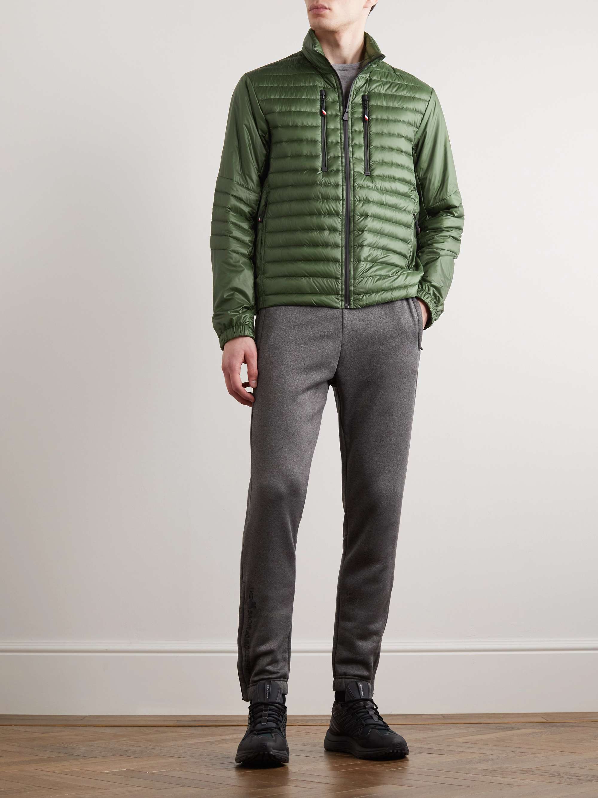 MONCLER GRENOBLE Althaus Logo-Appliquéd Quilted Ripstop Down Jacket