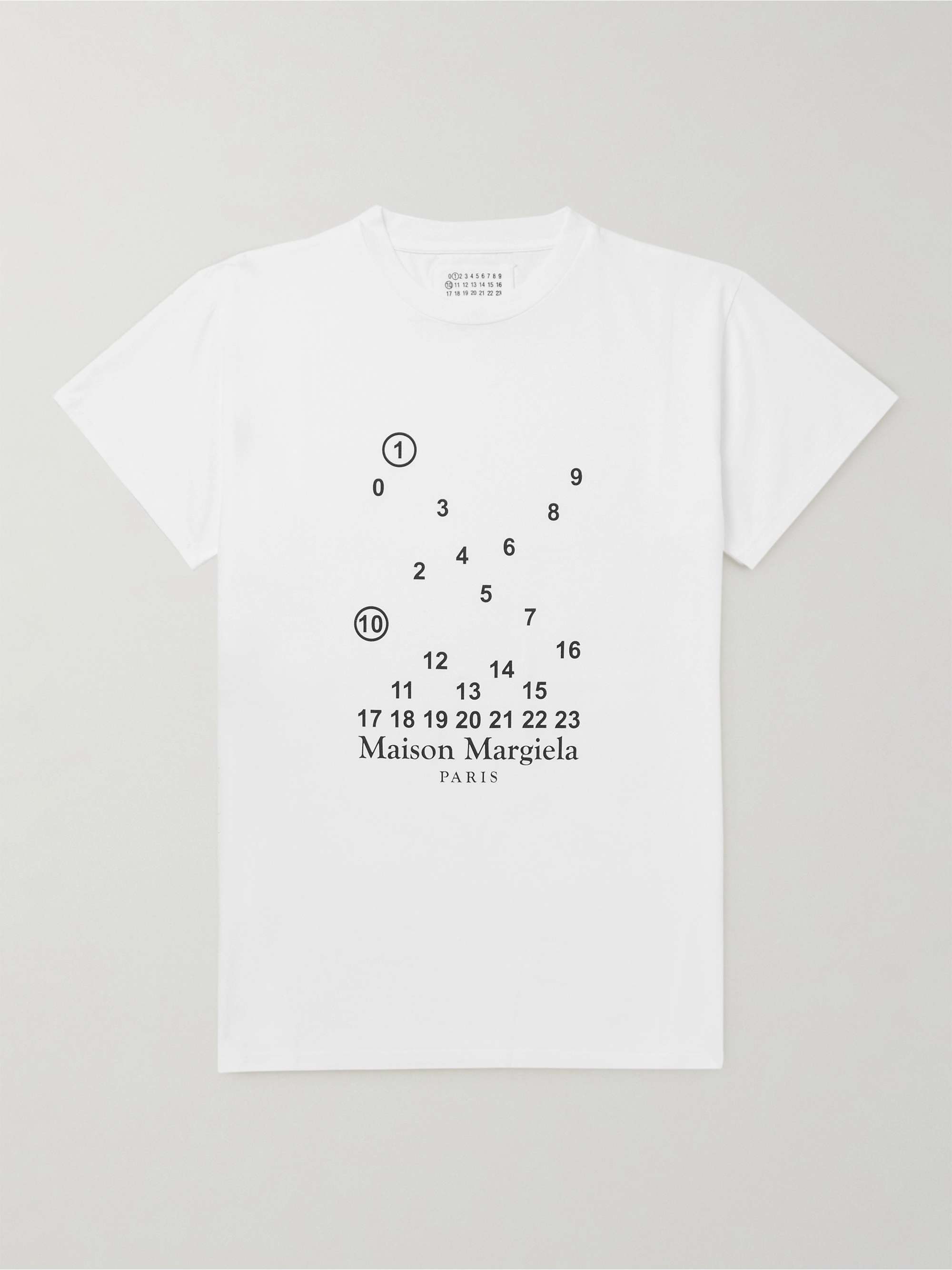 MAISON MARGIELA Replica Printed Cotton-Jersey T-Shirt for Men | MR PORTER