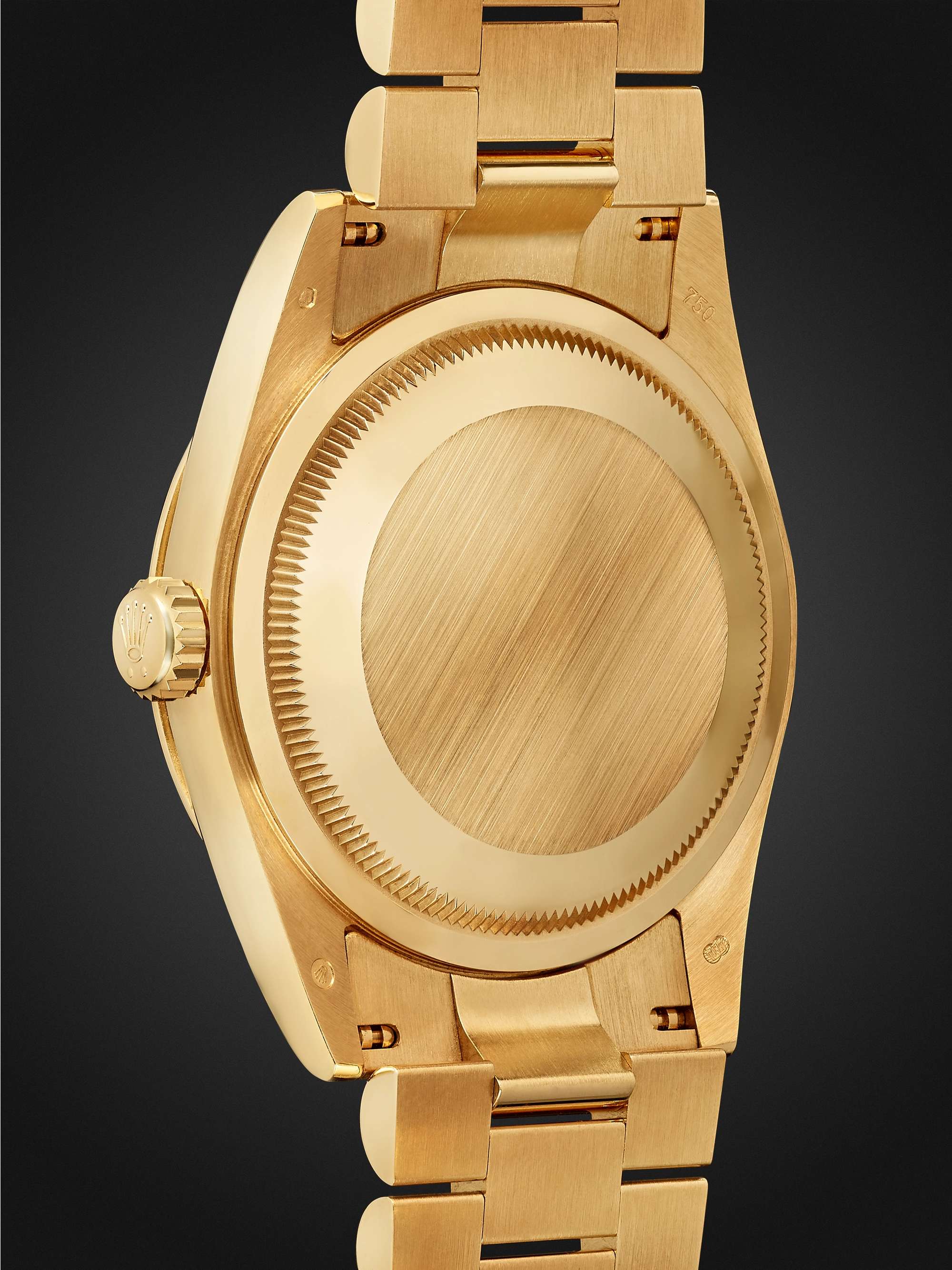 WATCH BROTHERS LONDON Pre-Owned 2018 Rolex Day-Date Automatic 36mm 18-Karat Gold Watch, Ref. No. 118238