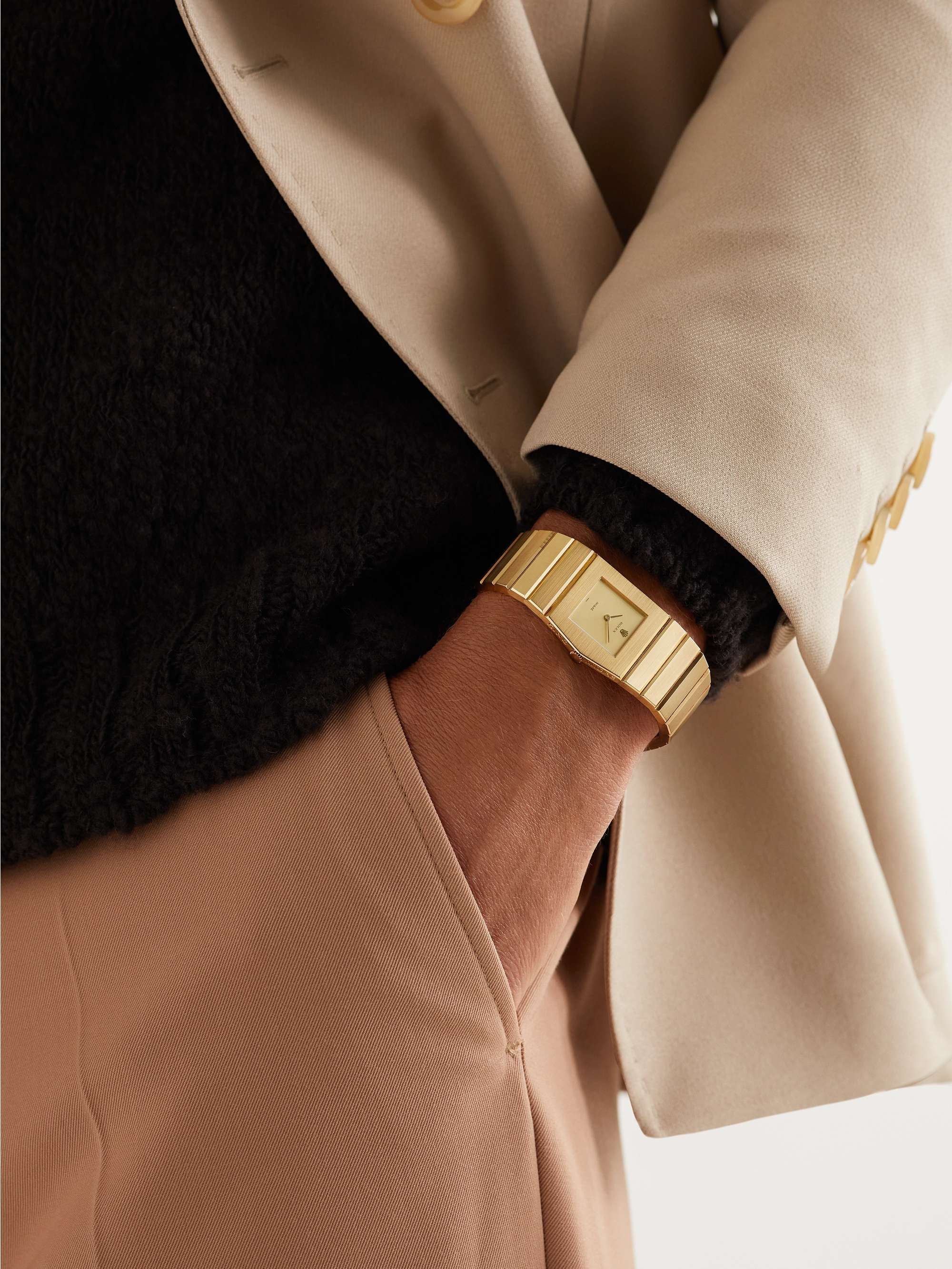 WATCH BROTHERS LONDON ساعة Rolex King Midas المملوكة مسبقاّ ويدوية التعبئة من الستينات من الذهب عيار 18 قيراط، الرقم المرجعي 9630
