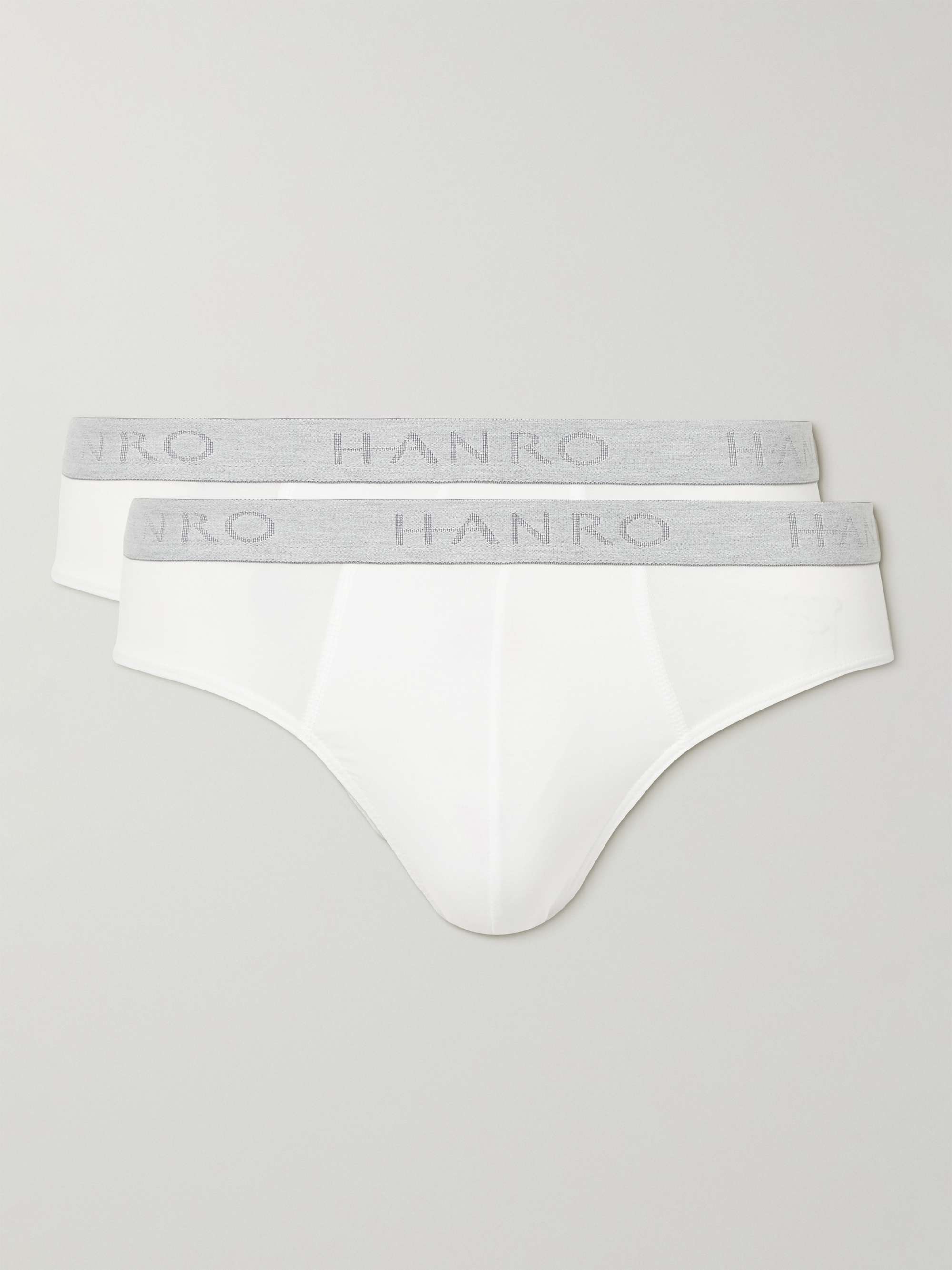 HANRO Two-Pack Stretch-Cotton Briefs