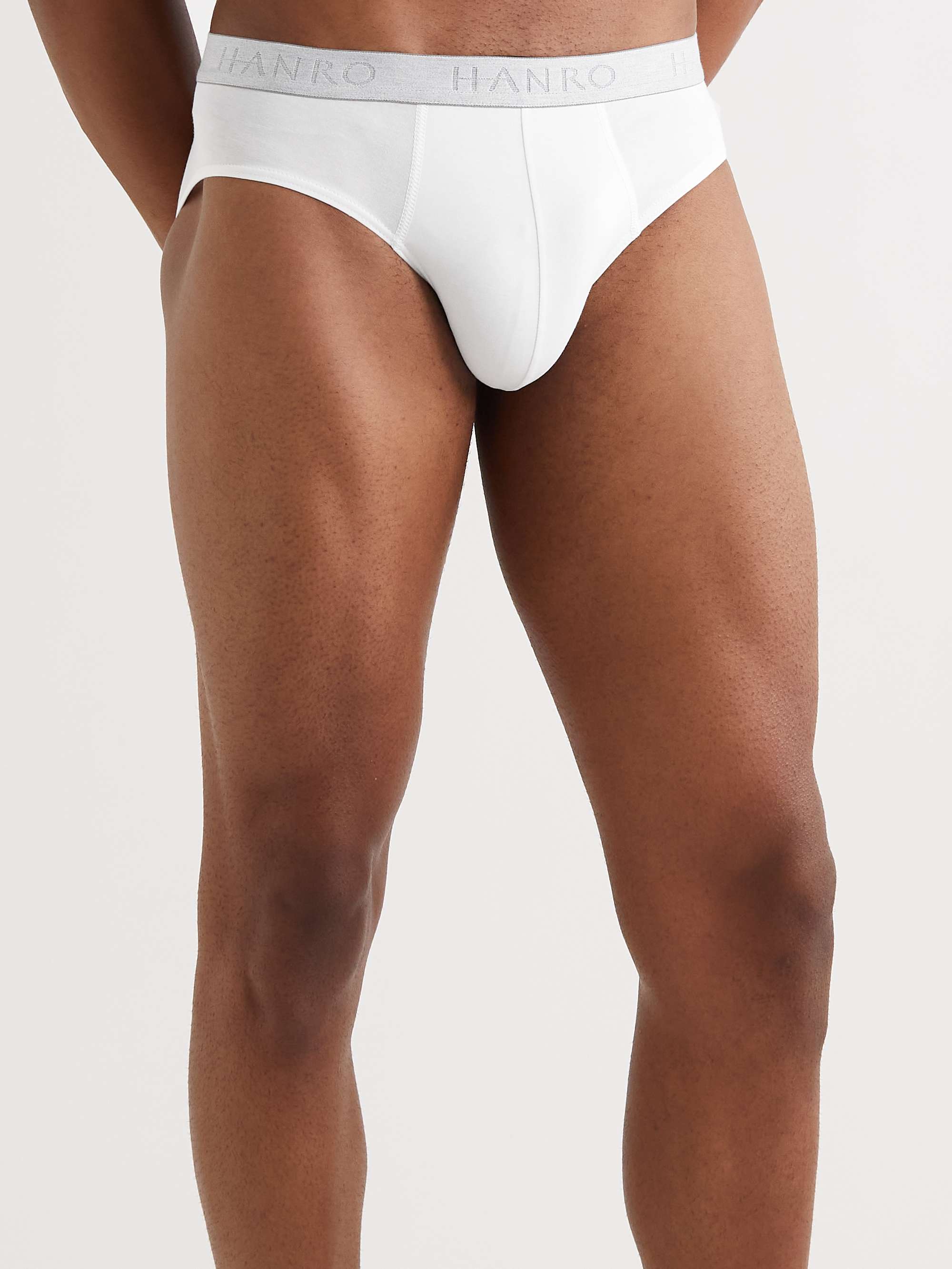HANRO Two-Pack Stretch-Cotton Briefs