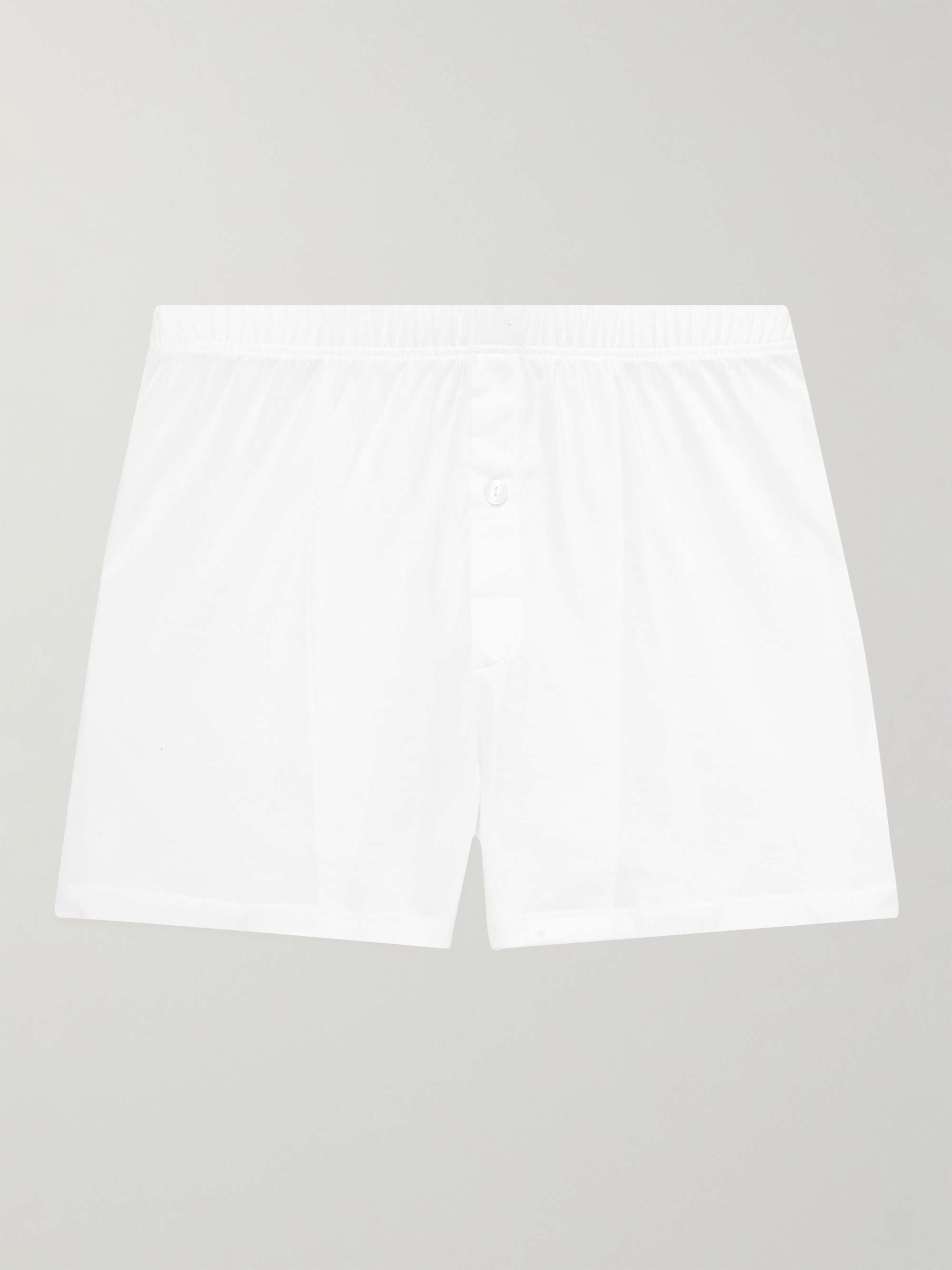 HANRO Sporty Mercerised Cotton Boxer Shorts