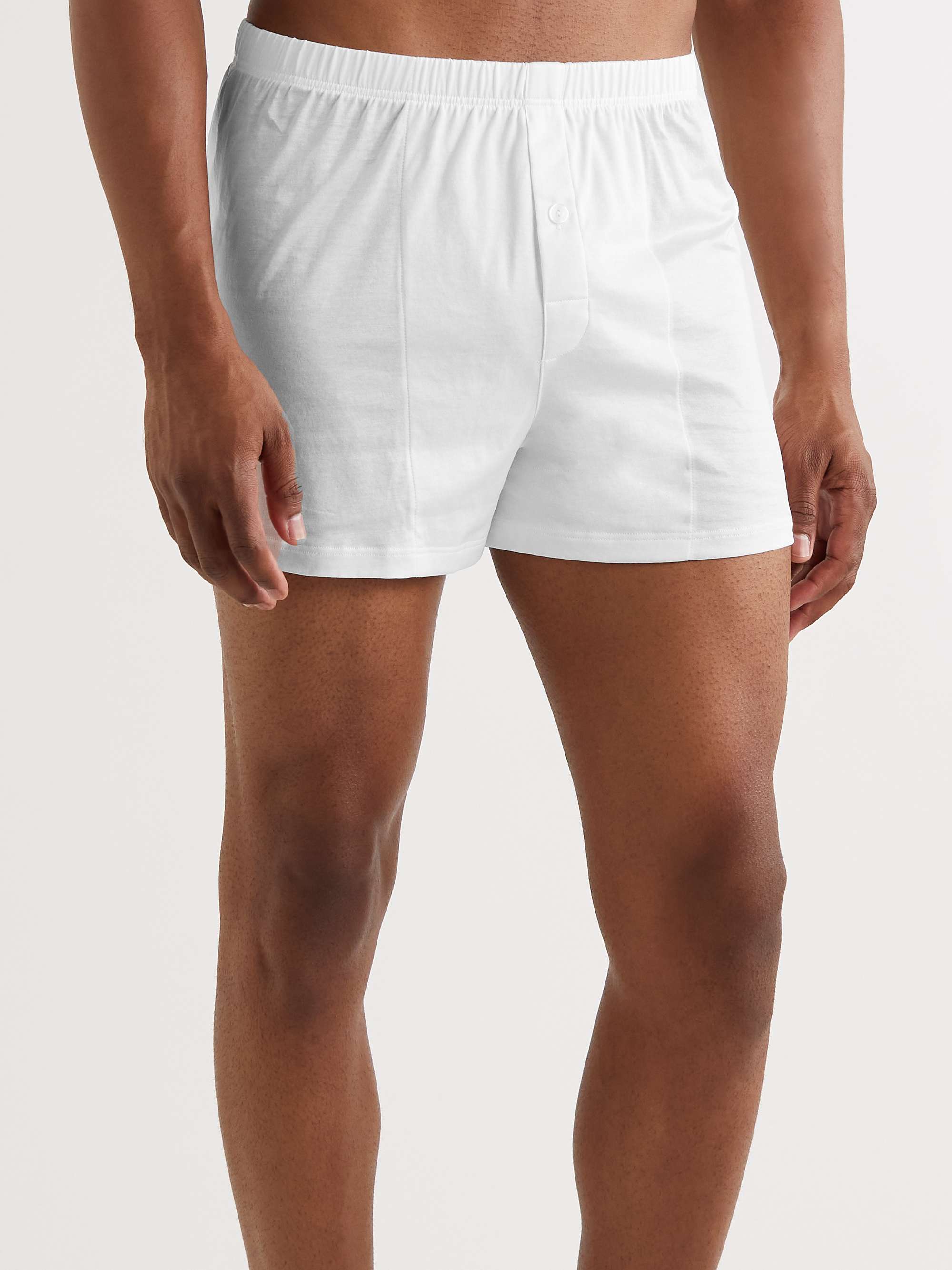 HANRO Sporty Mercerised Cotton Boxer Shorts