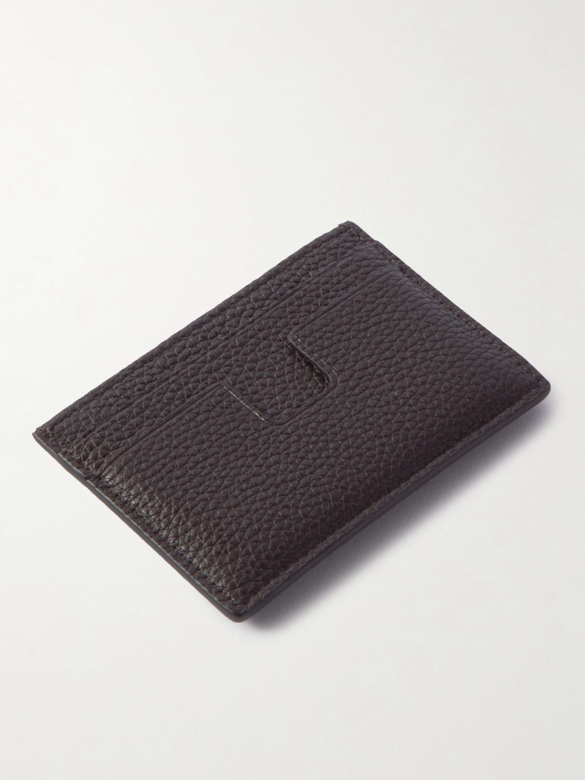 TOM FORD Full-Grain Leather Cardholder