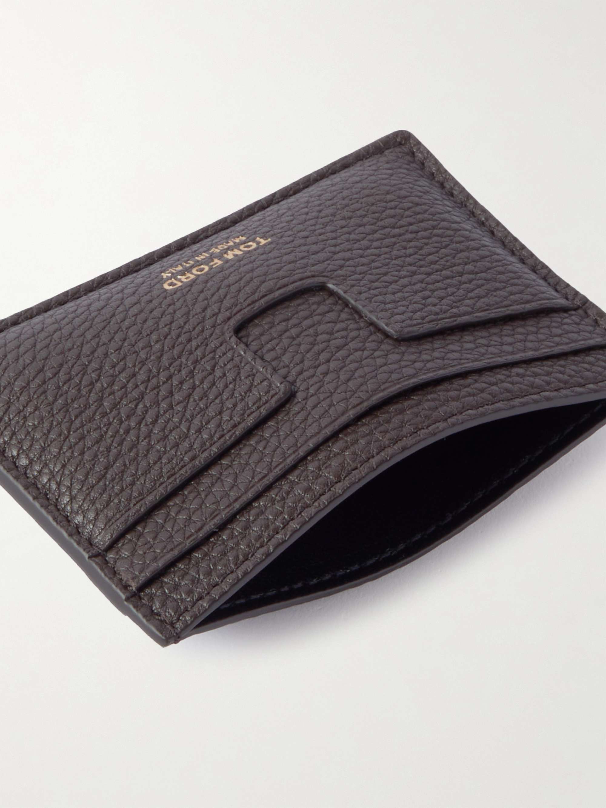 TOM FORD Full-Grain Leather Cardholder