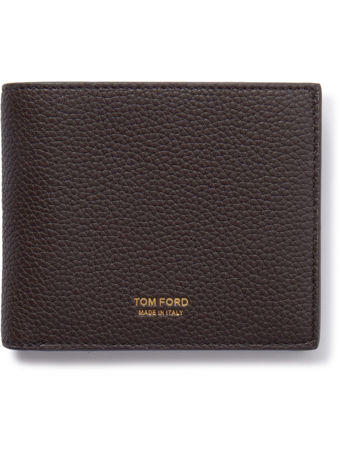 Tom Ford Full-grain Leather Billfold Wallet In Brown