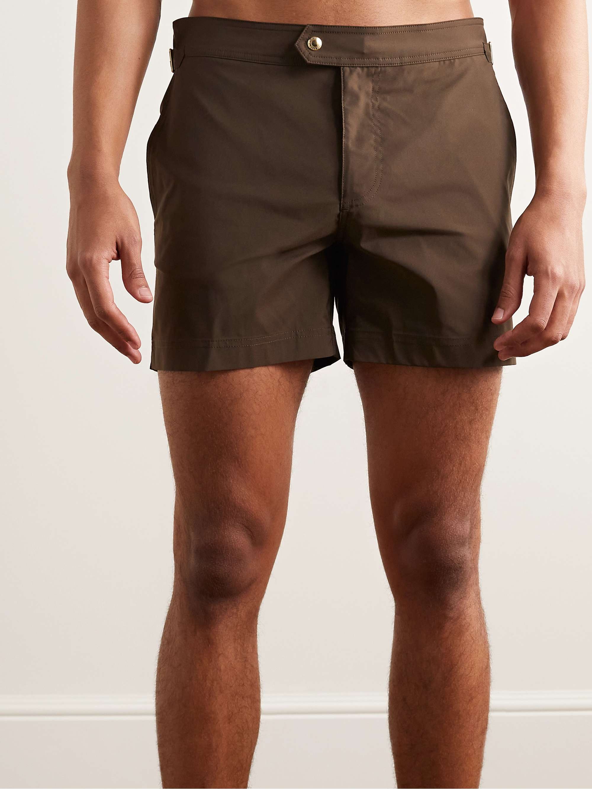 Brown Swim Shorts