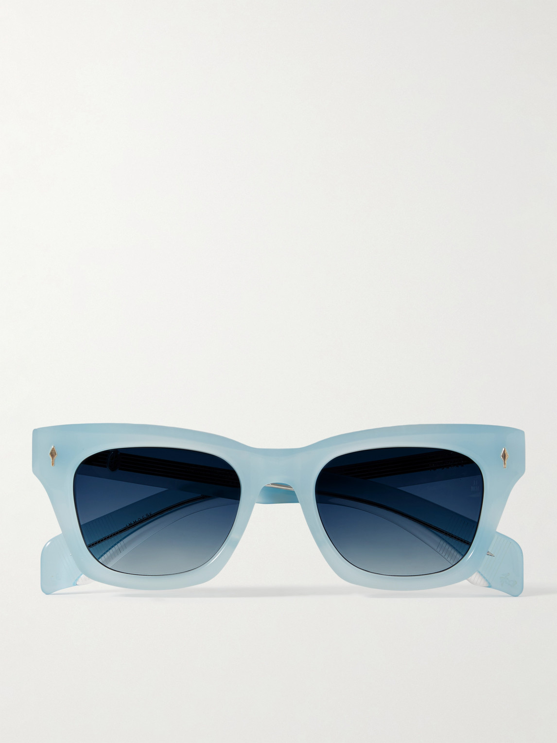 Jacques Marie Mage Dealan Square-frame Acetate Sunglasses In Blue