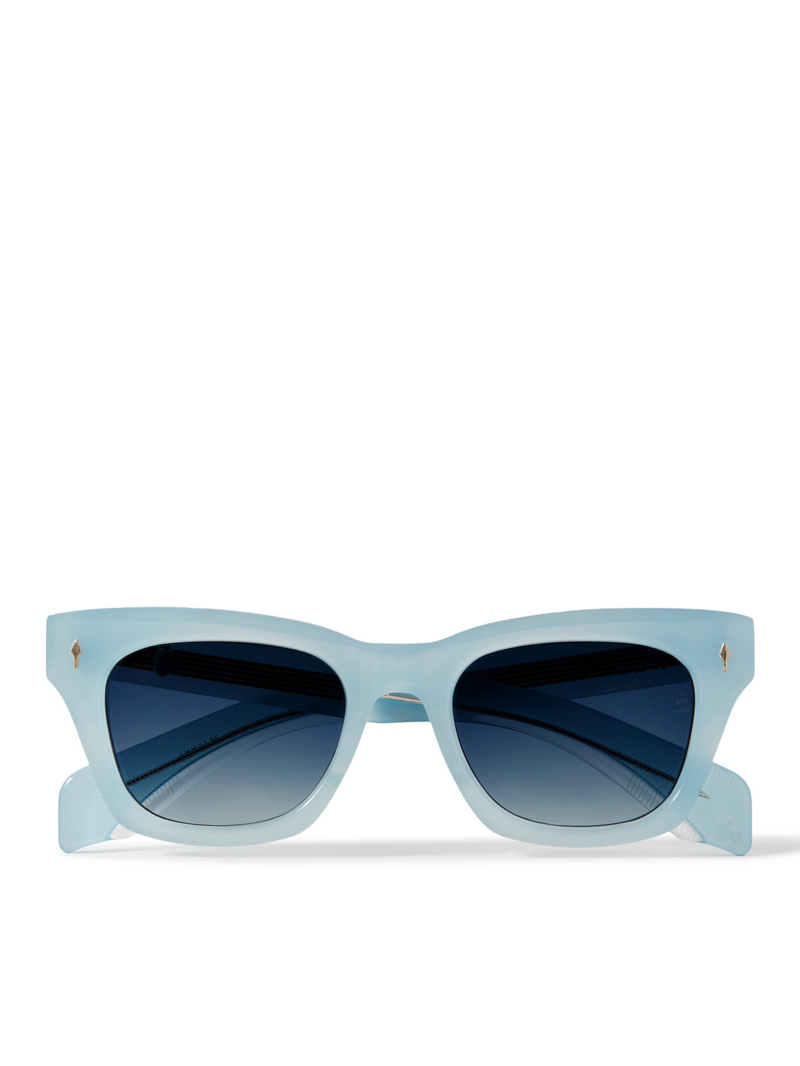 Jacques Marie Mage Dealan Square-frame Acetate Sunglasses In Blue