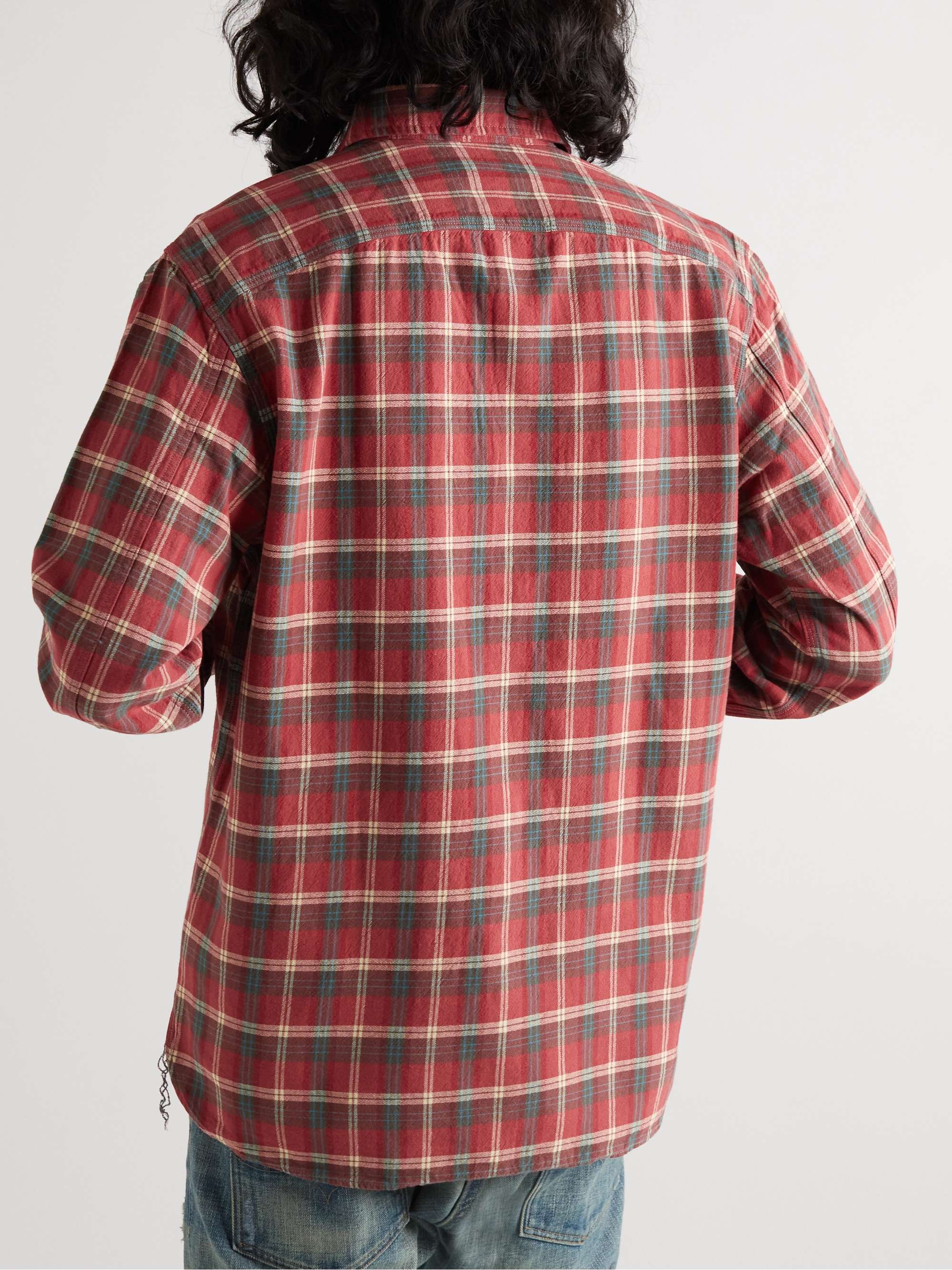 RRL Checked Cotton Shirt