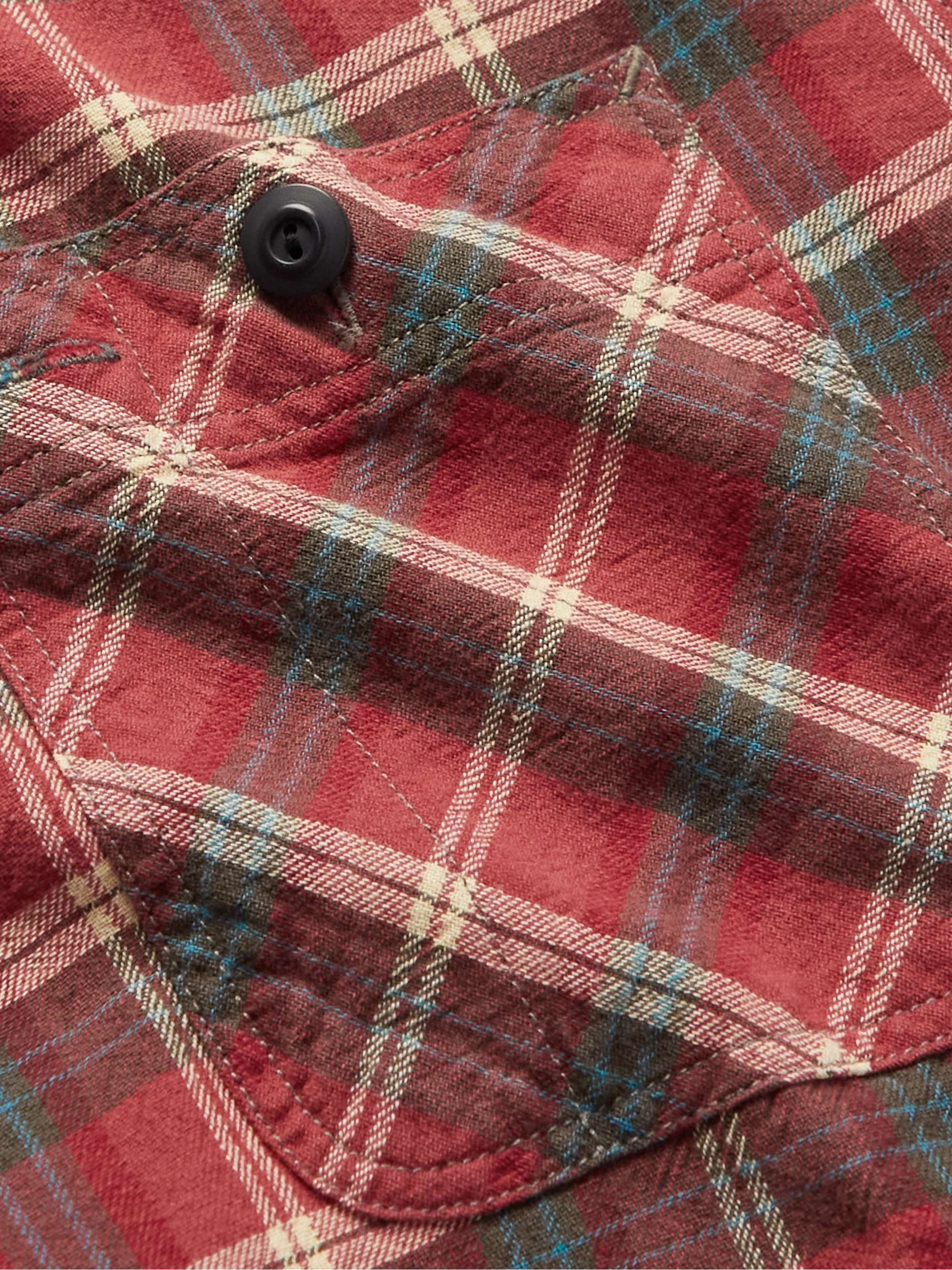 RRL Checked Cotton Shirt