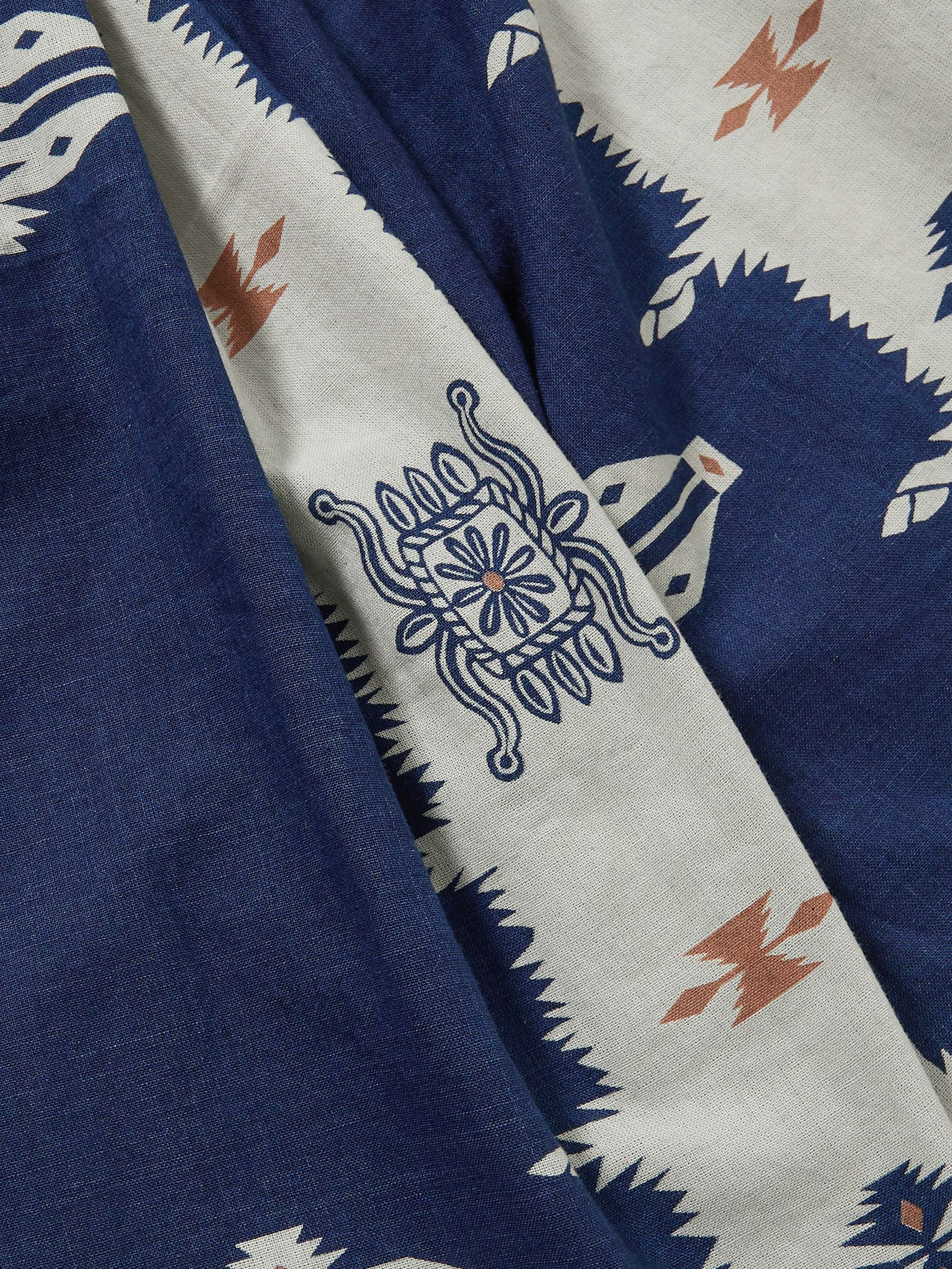 RRL Payson Printed Cotton-Voile Scarf